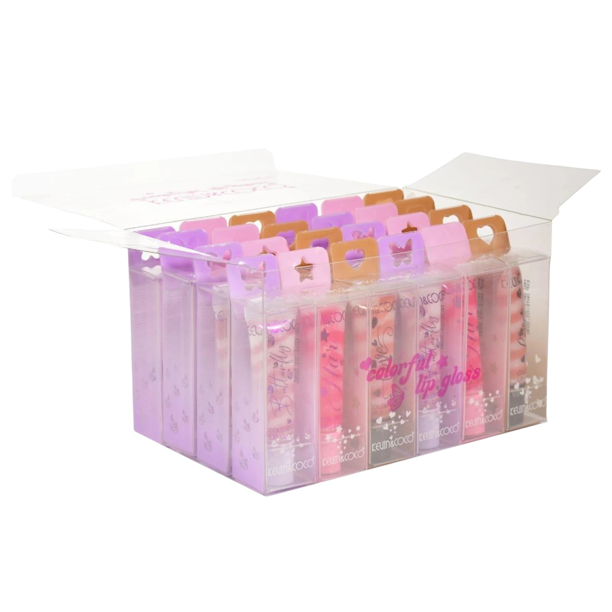 (24-pack) KEVIN & COCO - Butterfly Swirl Gloss (Various)
