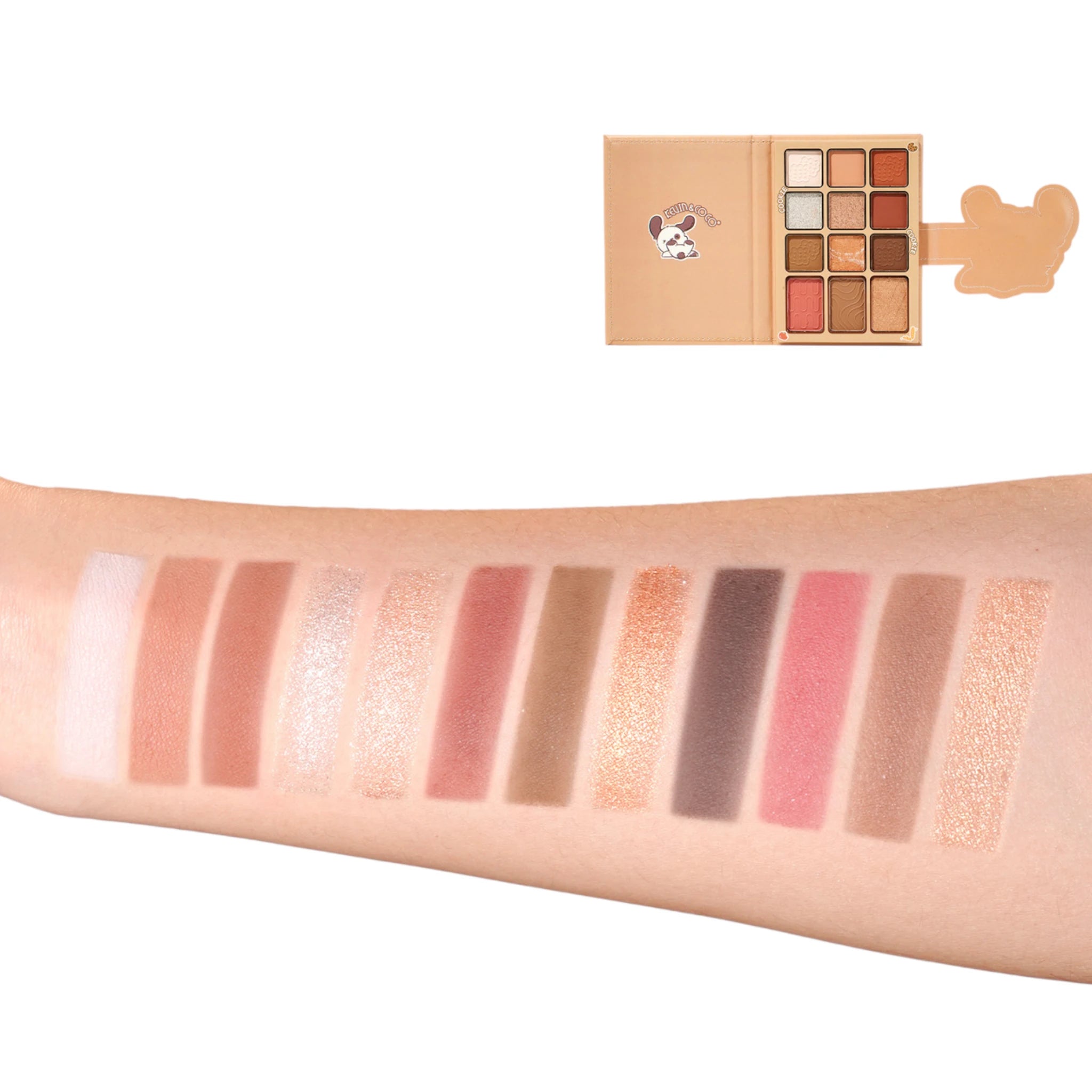 (6-pack) Kevin & Coco Cookie Eyeshadow Palette With Brushes - Thumbnail 3