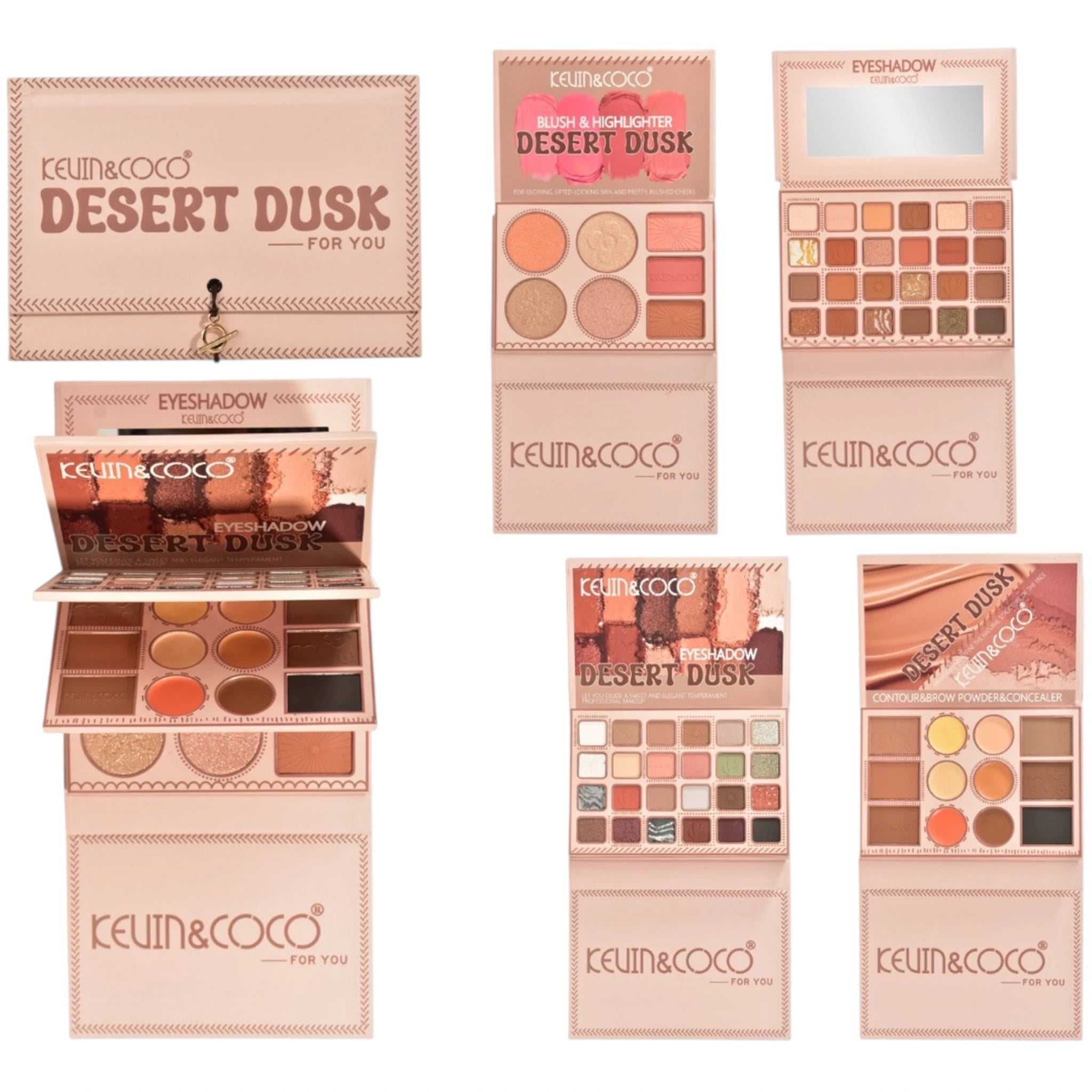 (6-pack) Kevin & Coco Desert Dusk Eyeshadow - Face Palatte