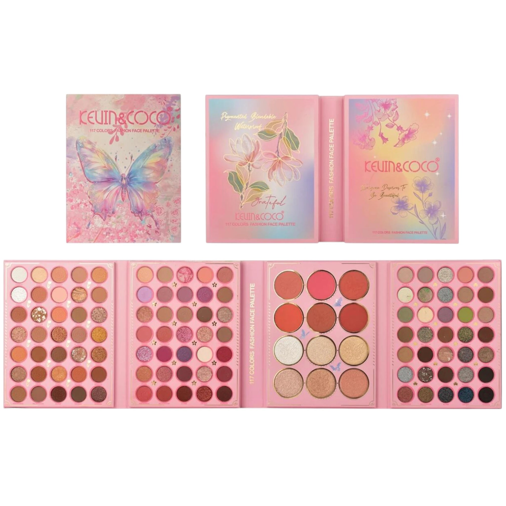 (12-pack) Kevin & Coco Fashion Face Palette