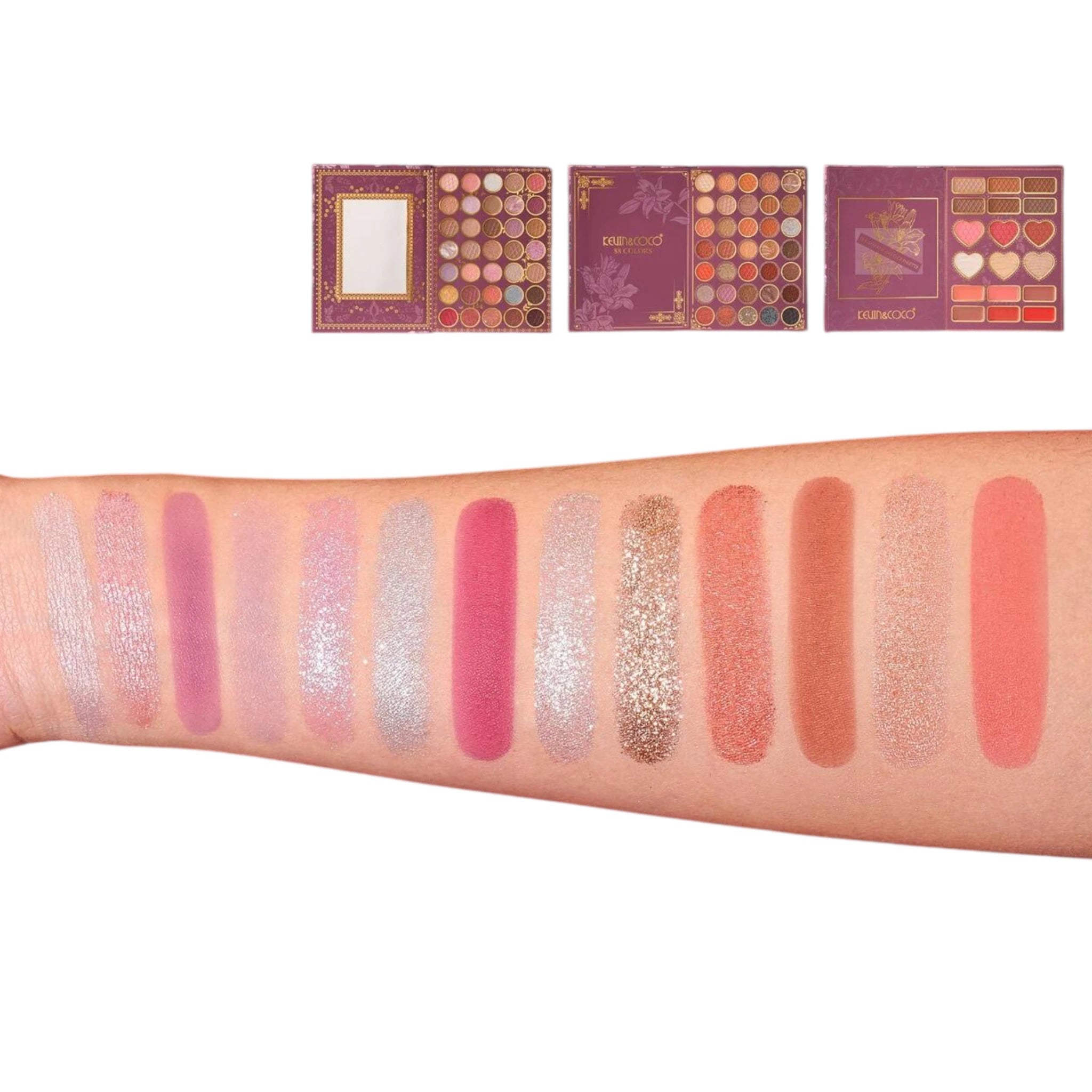 (6-pack) Kevin & Coco Flowers Eyeshadow And Face Palette - Thumbnail 3