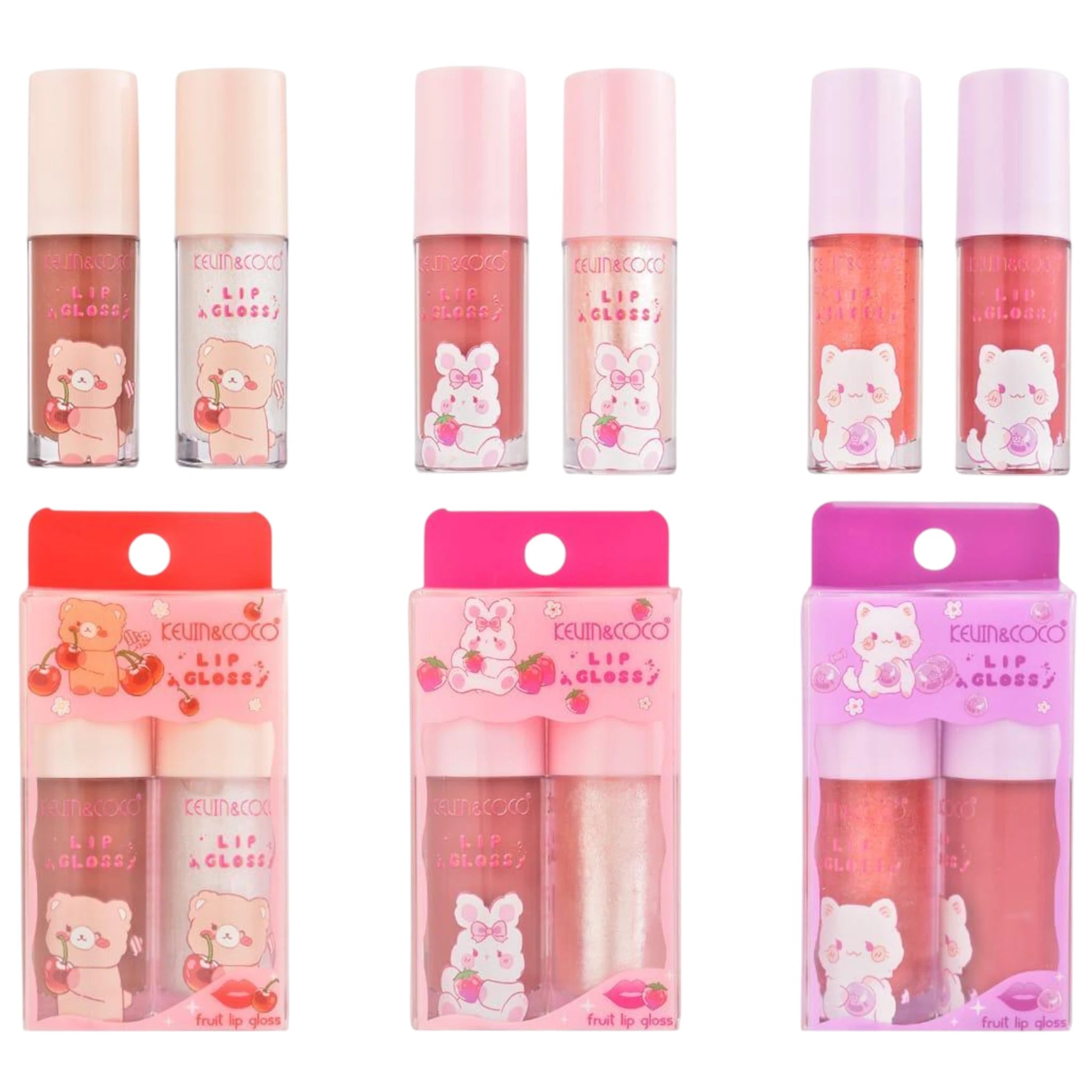 (12-pack) Kevin & Coco Fruit Lip Gloss - Thumbnail 3