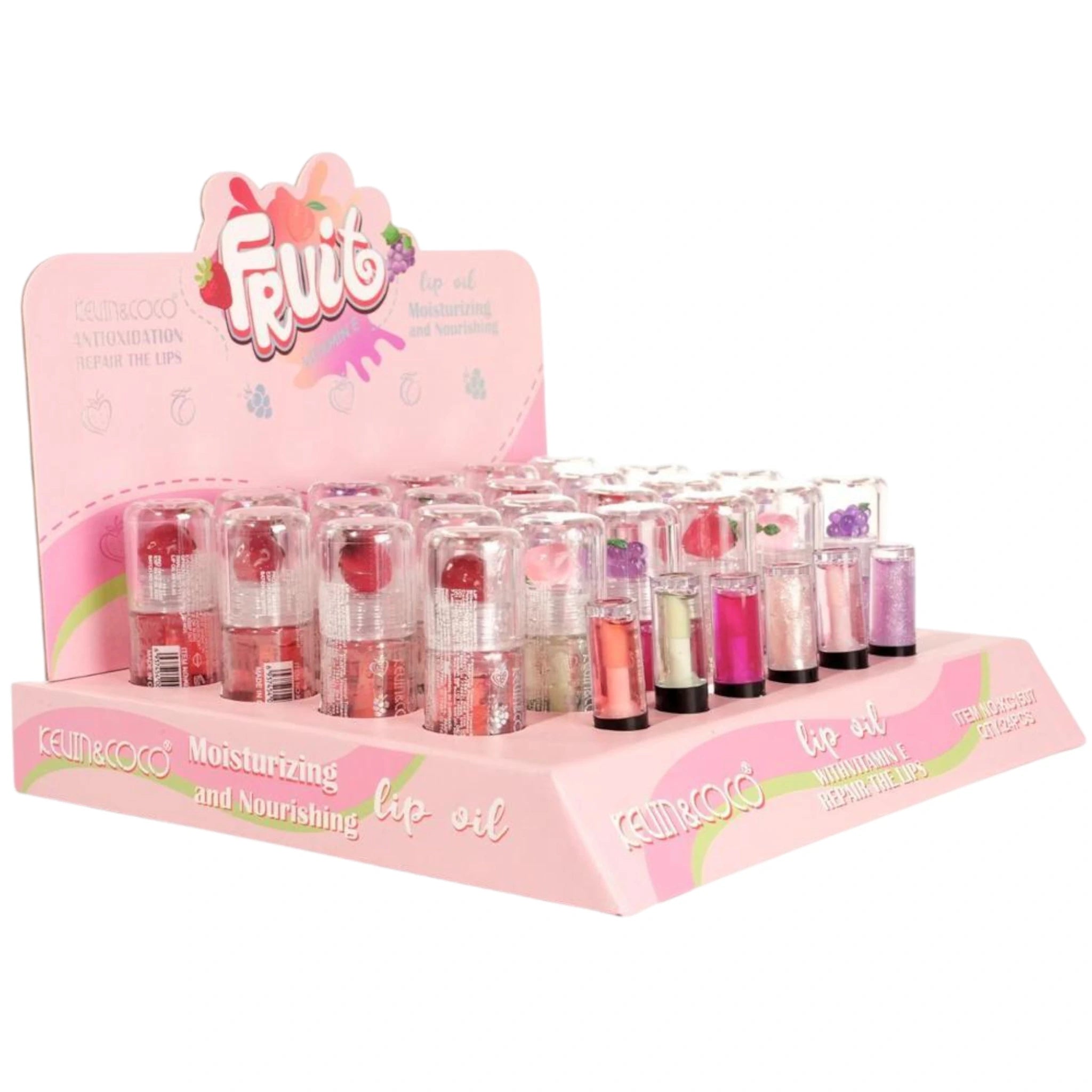(24-pack) Kevin & Coco Fruit Lip Oil