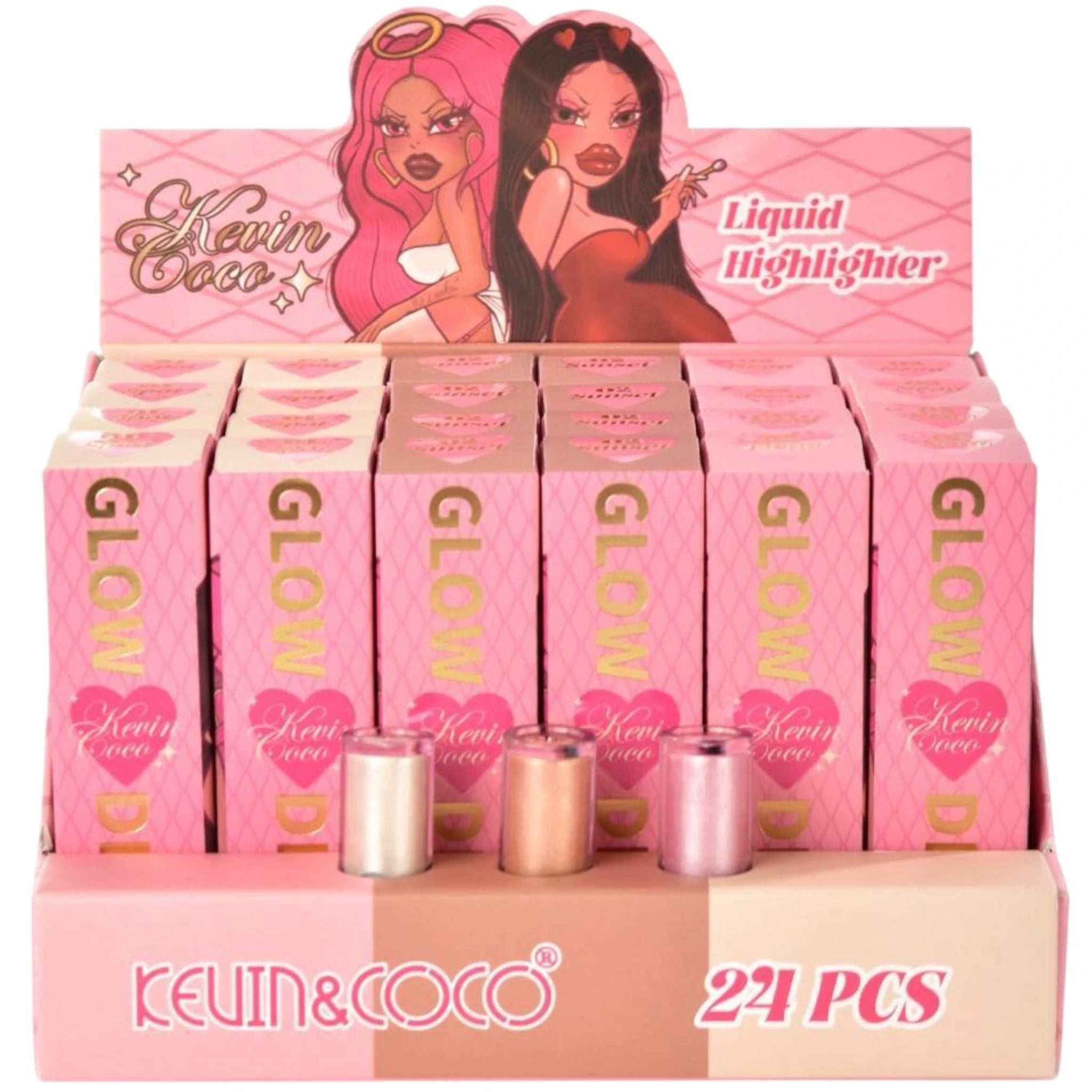 (24-pack) Kevin & Coco Glow Drops Liquid Highlighter