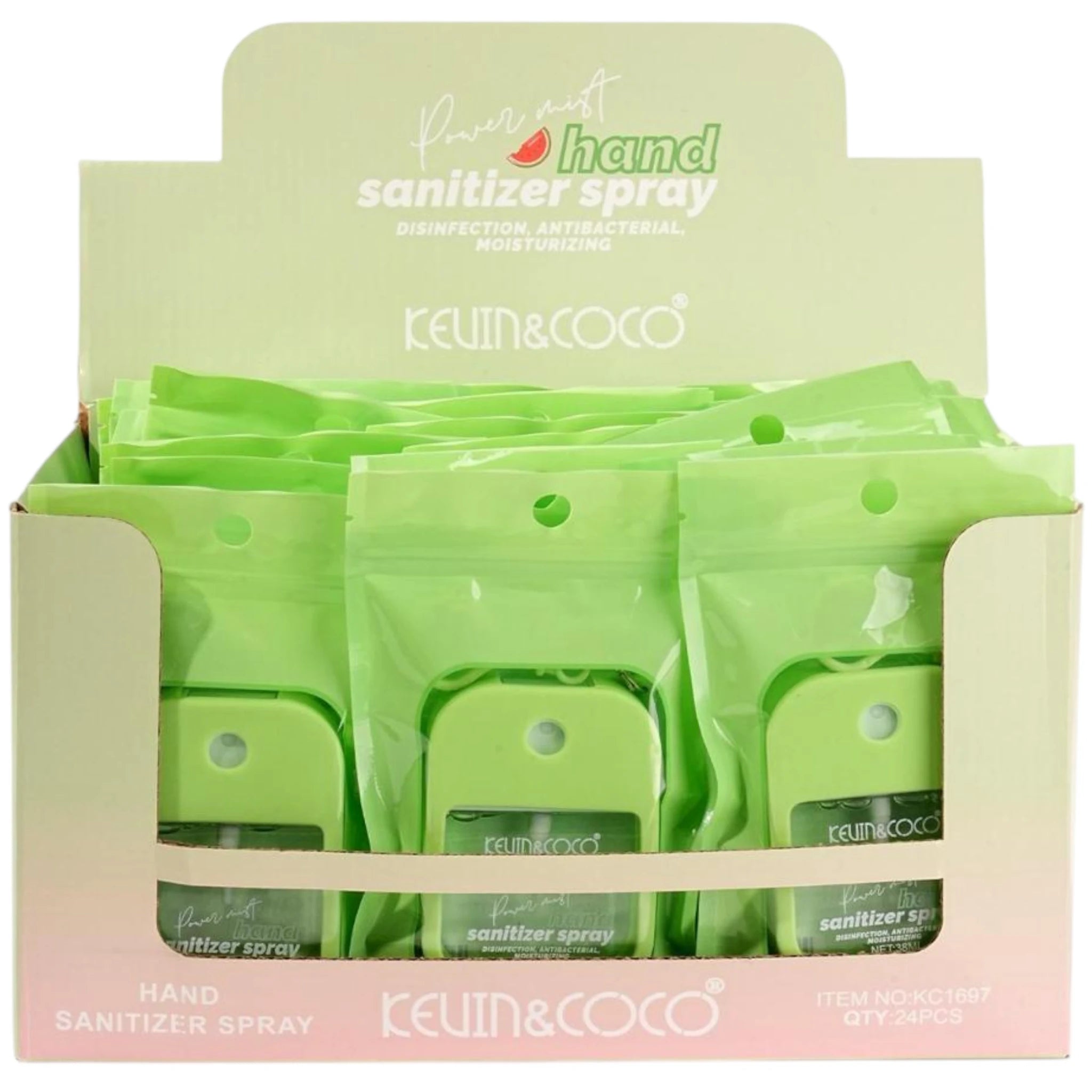 (24-pack) Kevin & Coco Hand Spray Watermelon