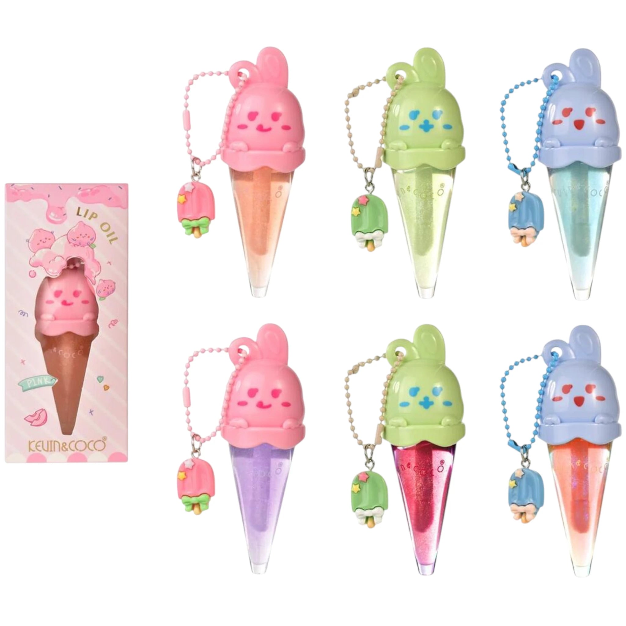 (12-pack) Kevin & Coco Ice Cream Lip Oil - Thumbnail 2