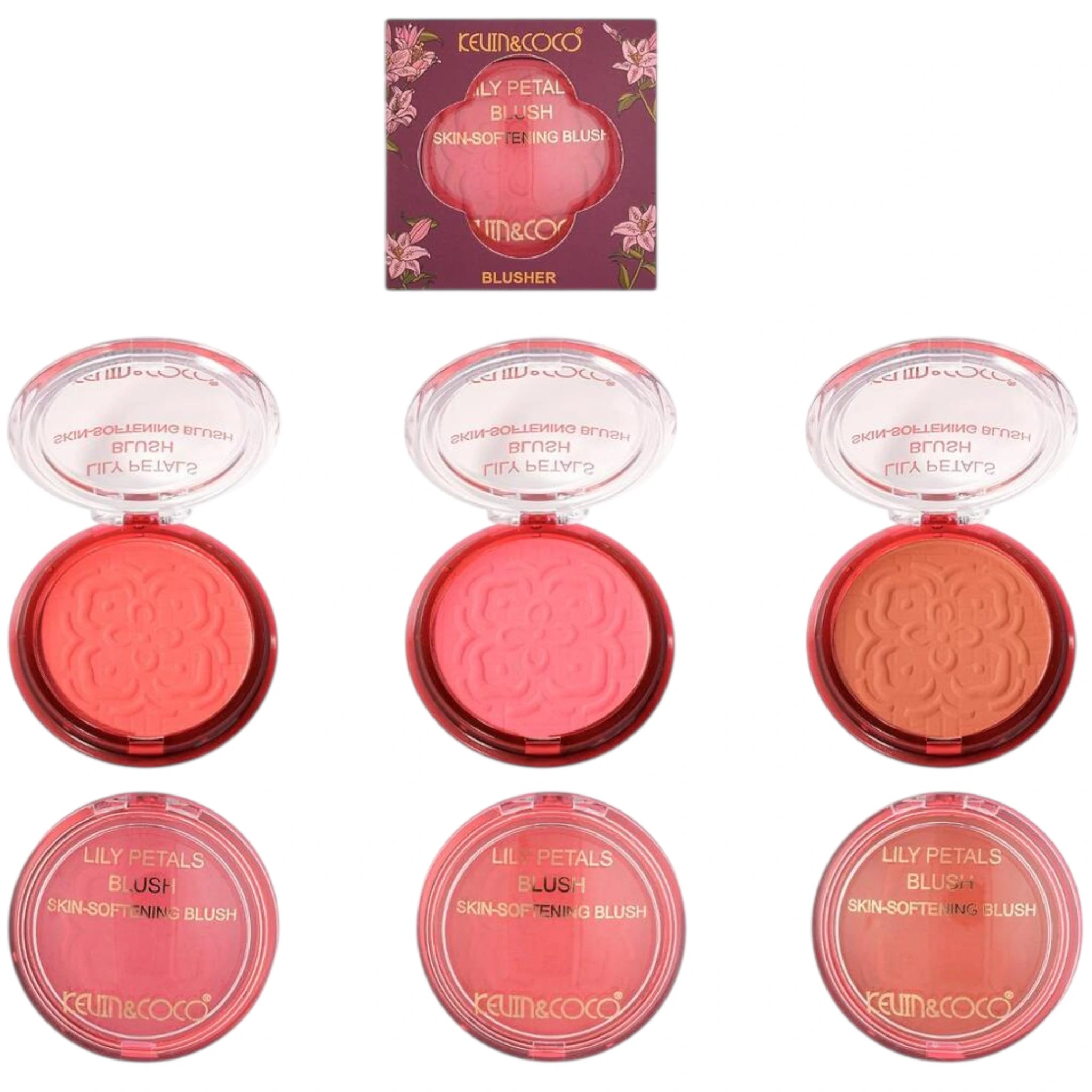 (24-pack) Kevin & Coco Lily Petals Blusher - Thumbnail 2