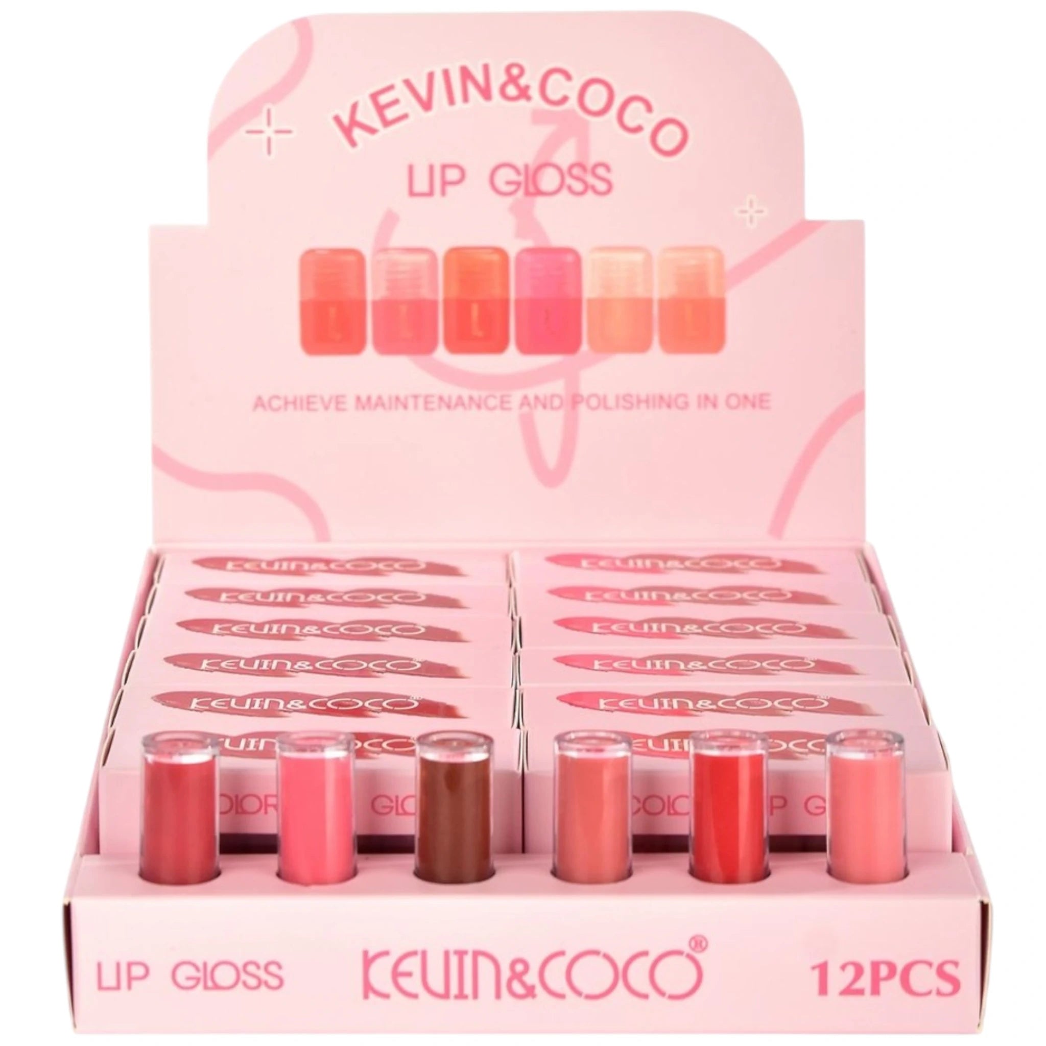 (12-pack) Kevin & Coco Lip Gloss (Set)