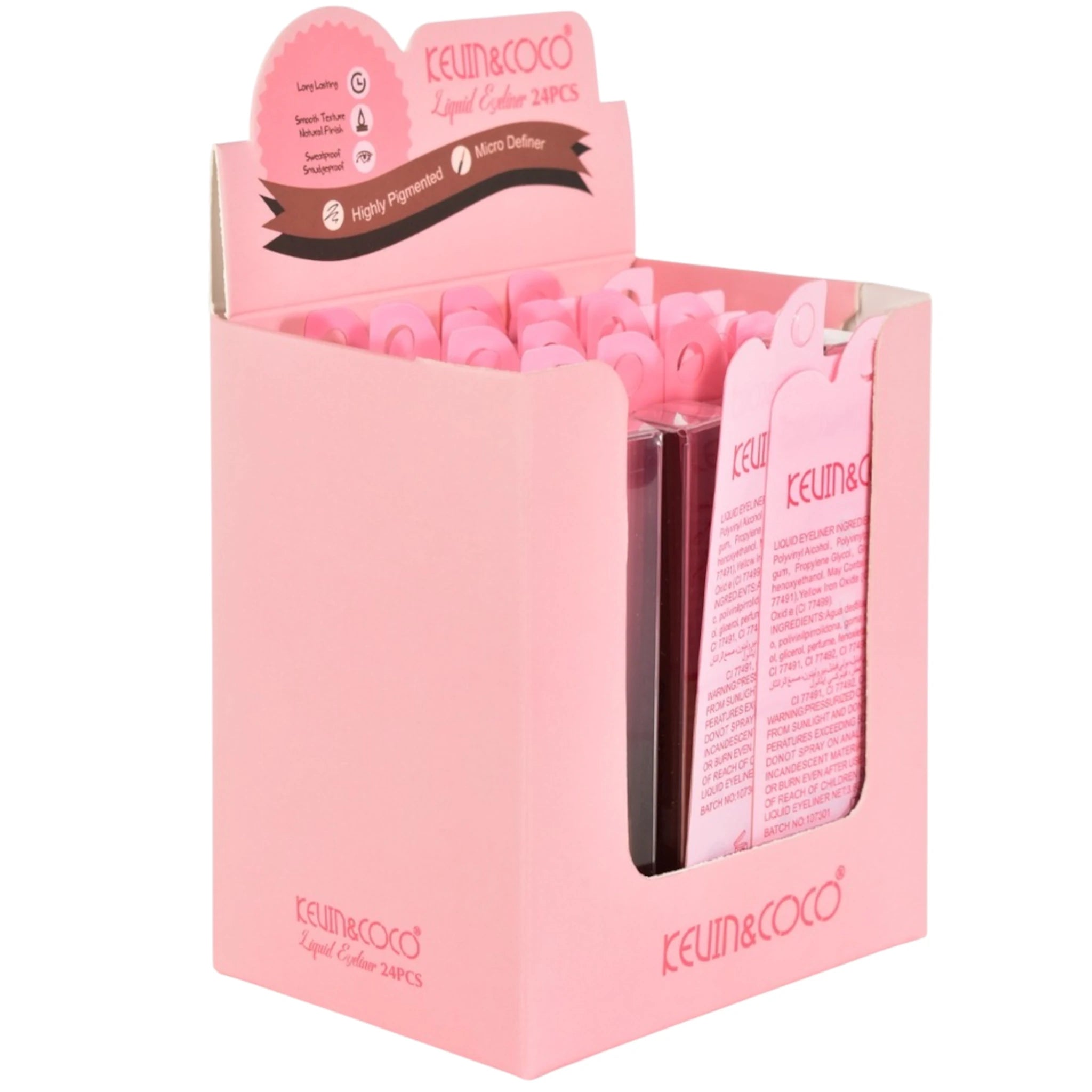 (24-pack) Kevin & Coco Liquid Eyeline Brown