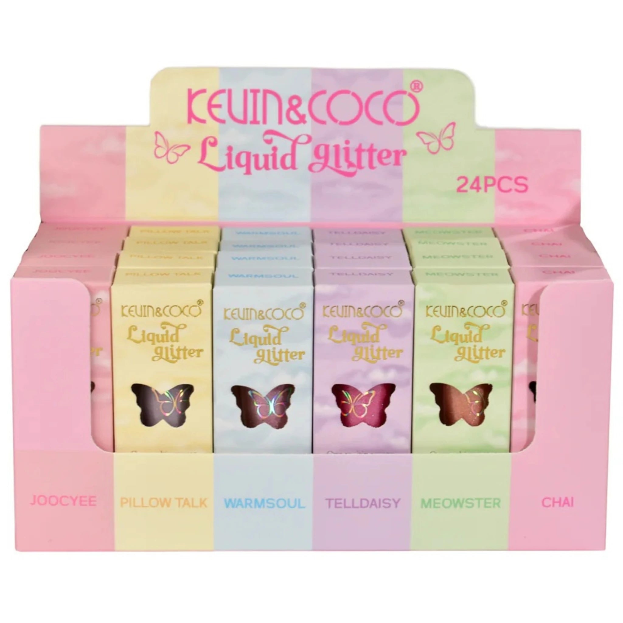 (24-pack) Kevin & Coco Liquid Glitter