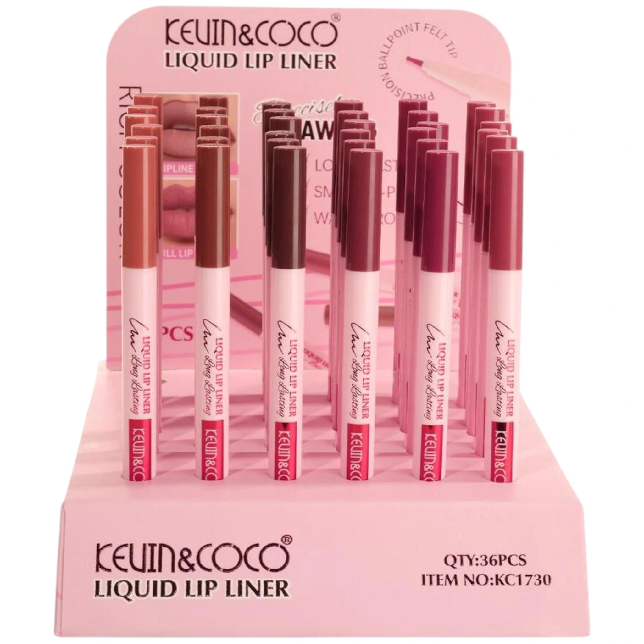 (36-pack) Kevin & Coco Liquid Lip Liner