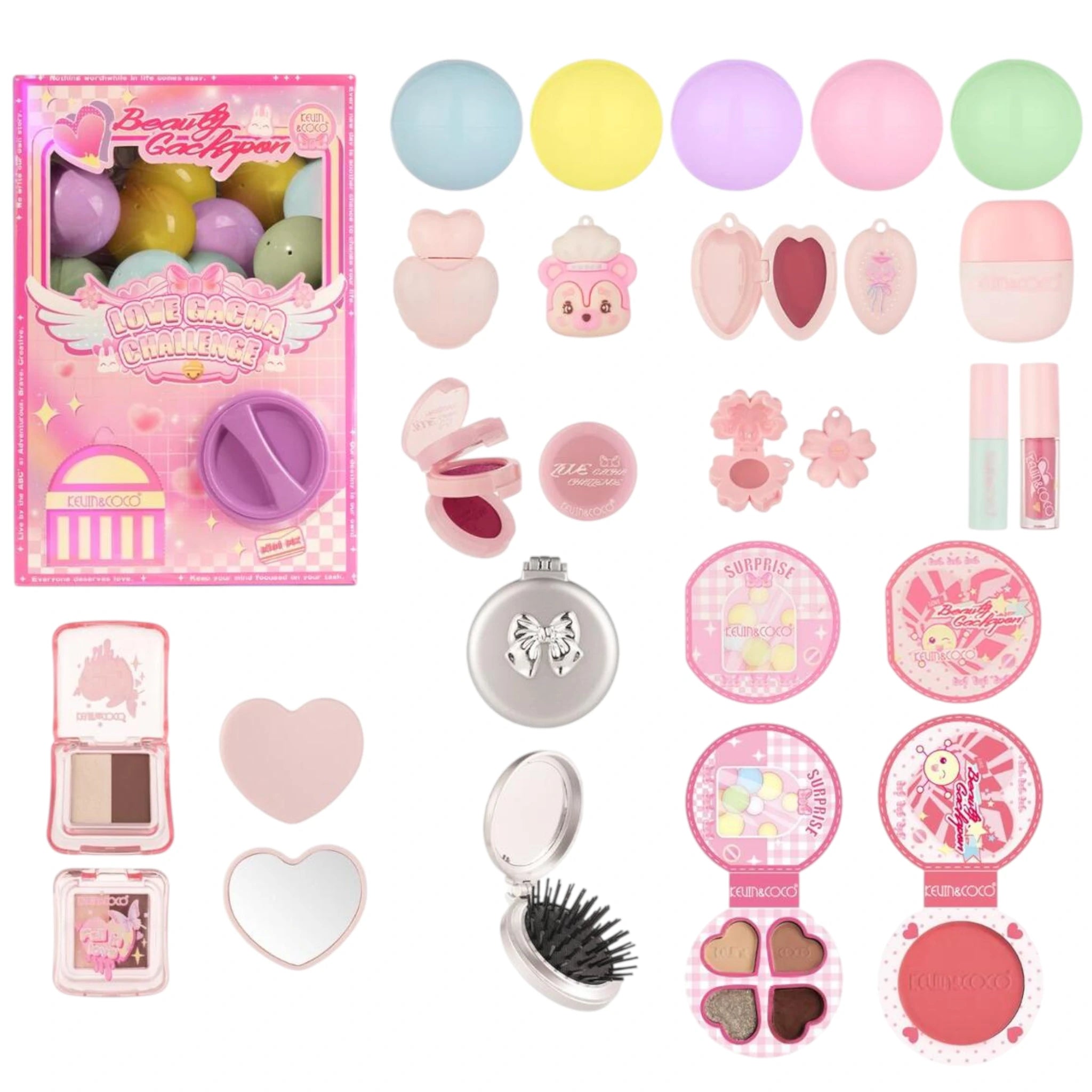 (1) Kevin & Coco Love Gacha Challenge Makeup Set - Thumbnail 3