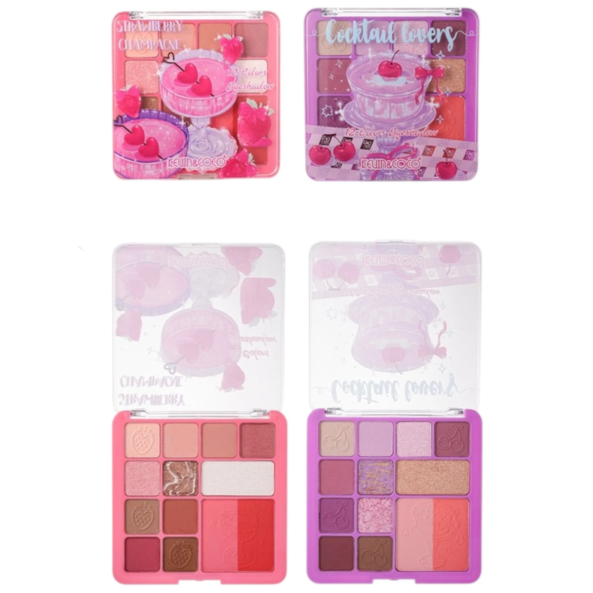 (24-pack) Kevin & Coco Love What You Drink Eyeshadow Palette - Thumbnail 2