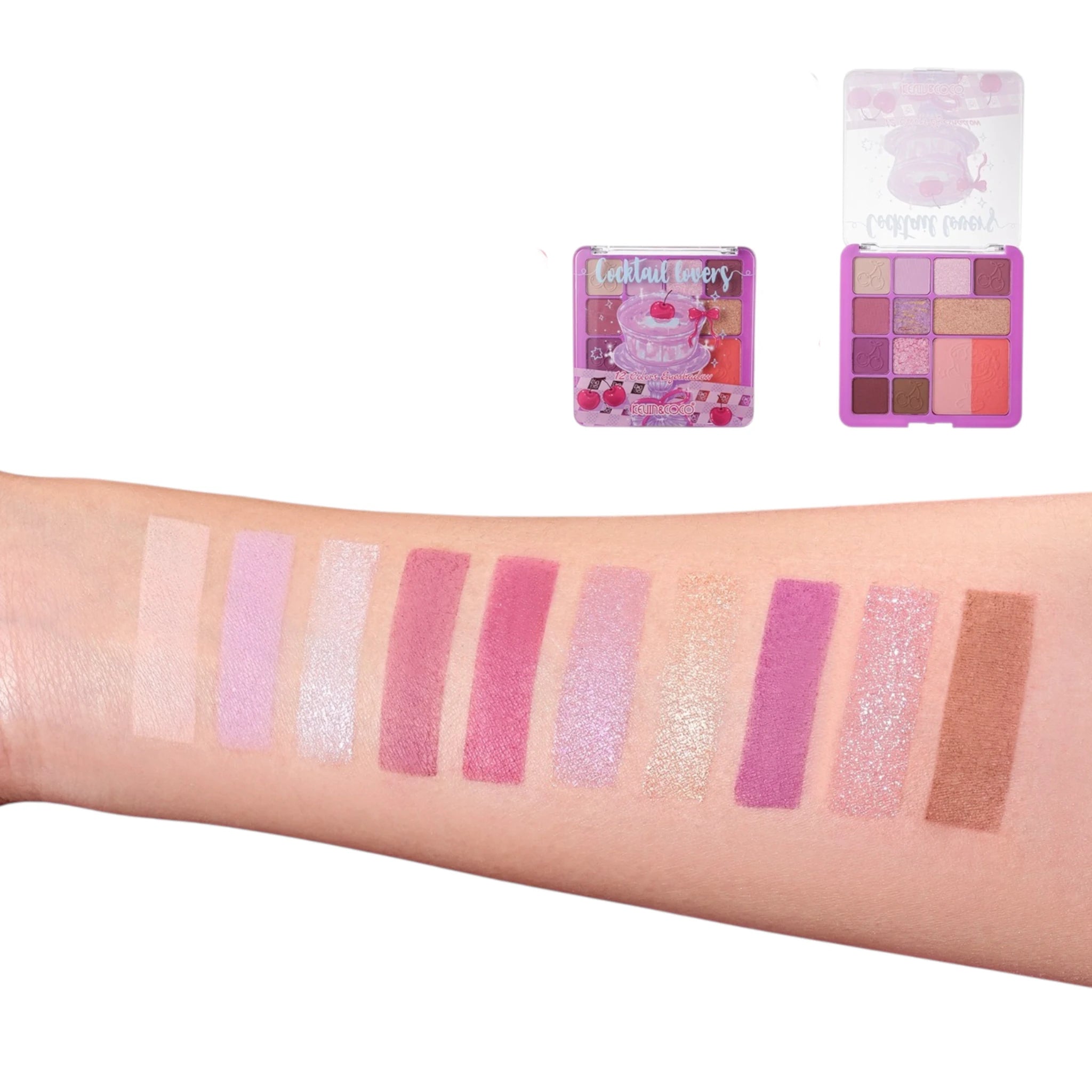 (24-pack) Kevin & Coco Love What You Drink Eyeshadow Palette - Thumbnail 3