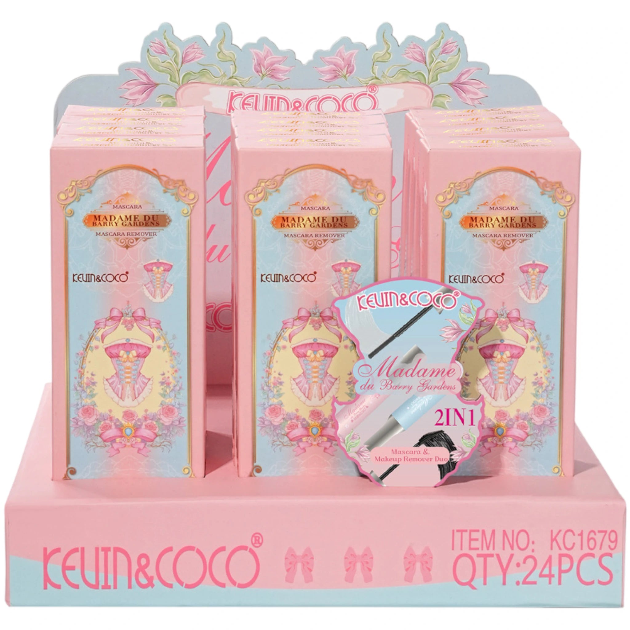 (12-pack) Kevin & Coco Madame Du Barry Gardens Mascara & Remover (Set)