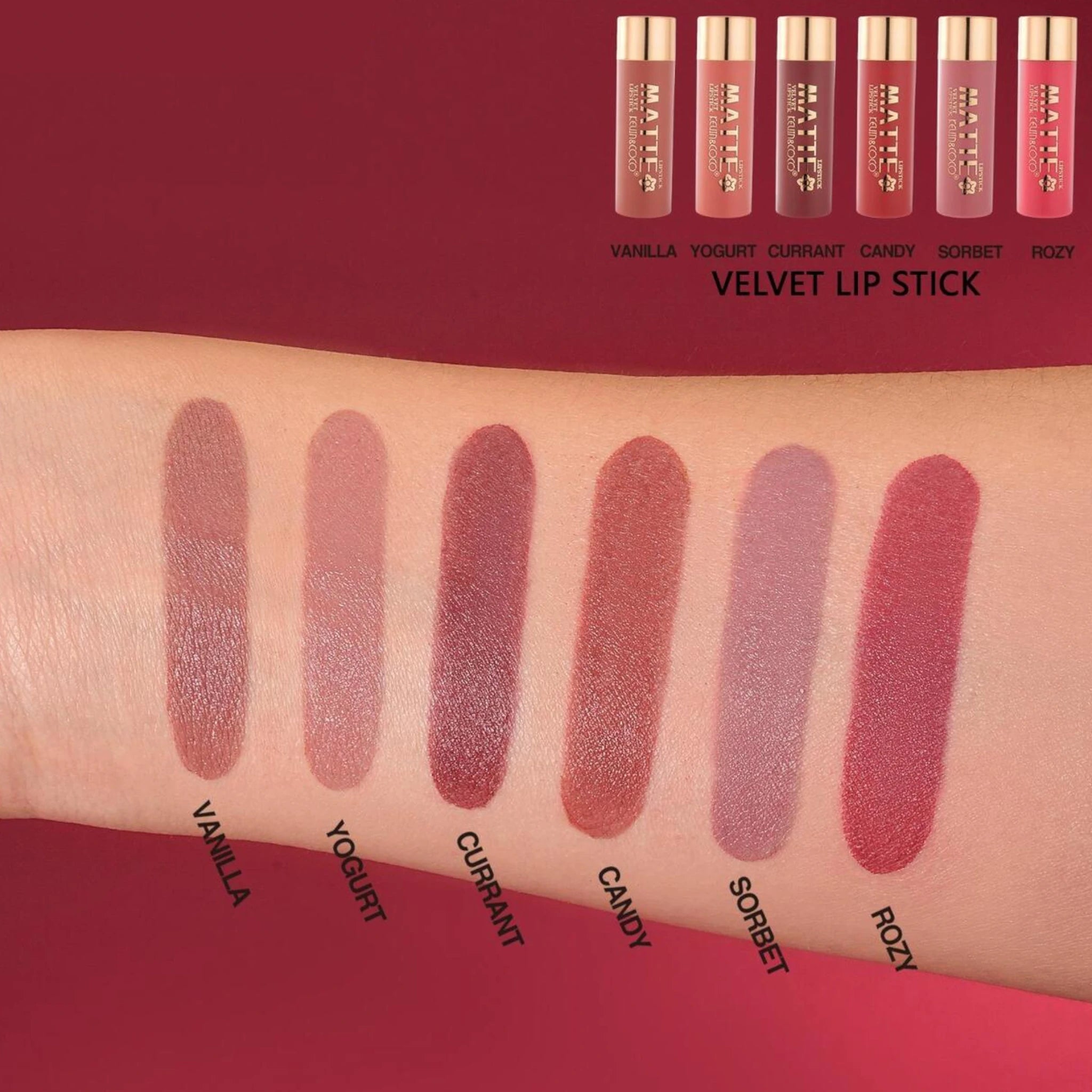 (24-pack) Kevin & Coco Matte Velvet Lipstick - Thumbnail 3