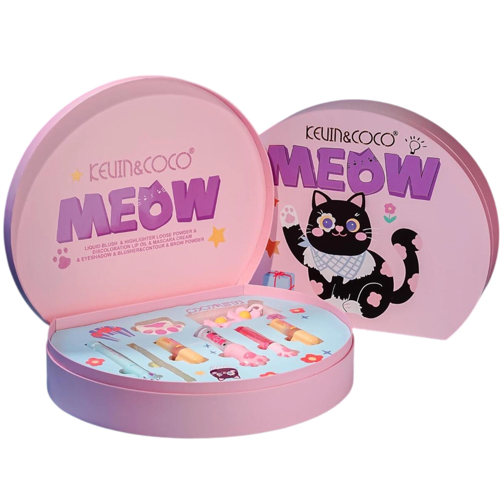 (1) Kevin & Coco Meow Makeup (Set)