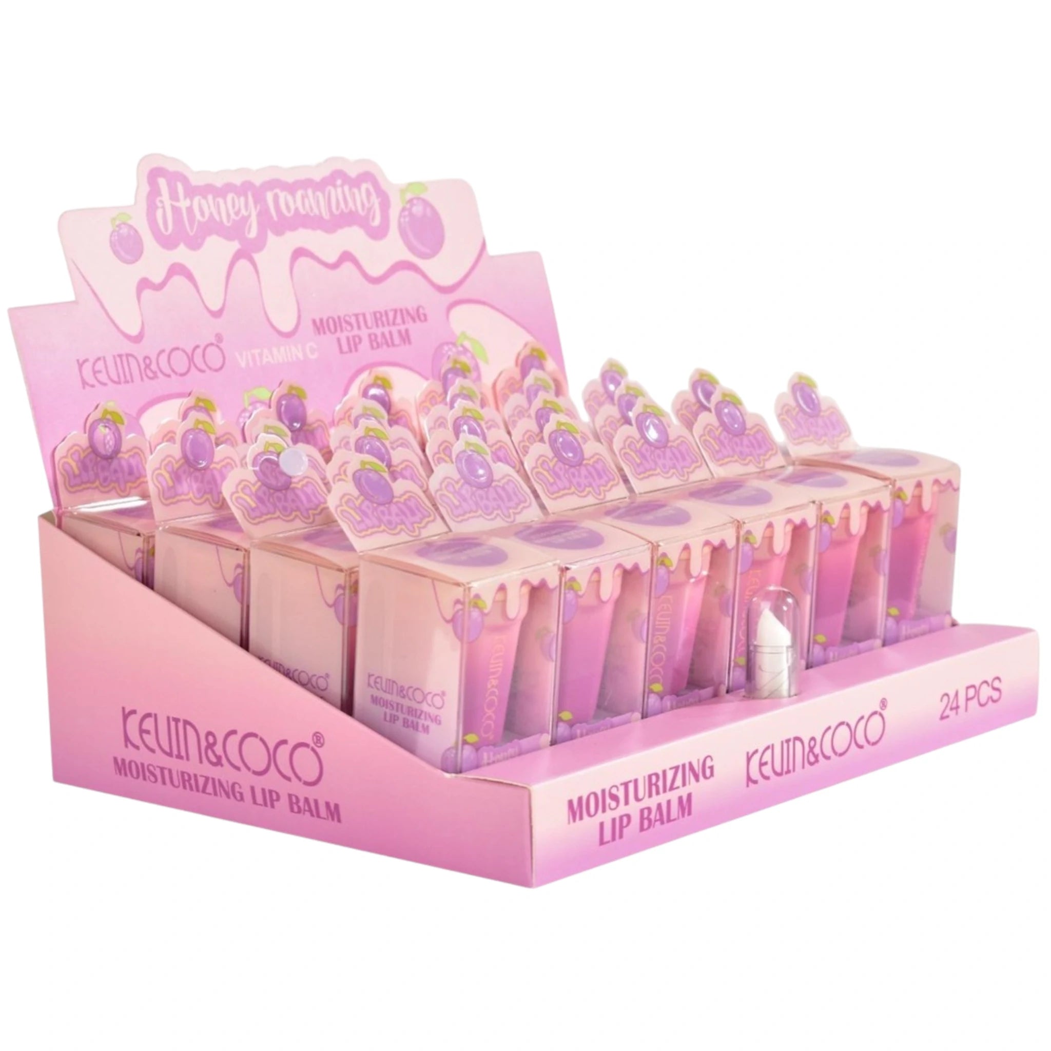 (24-pack) KEVIN & COCO - Honey Roaming Vitamin C Lip Balm