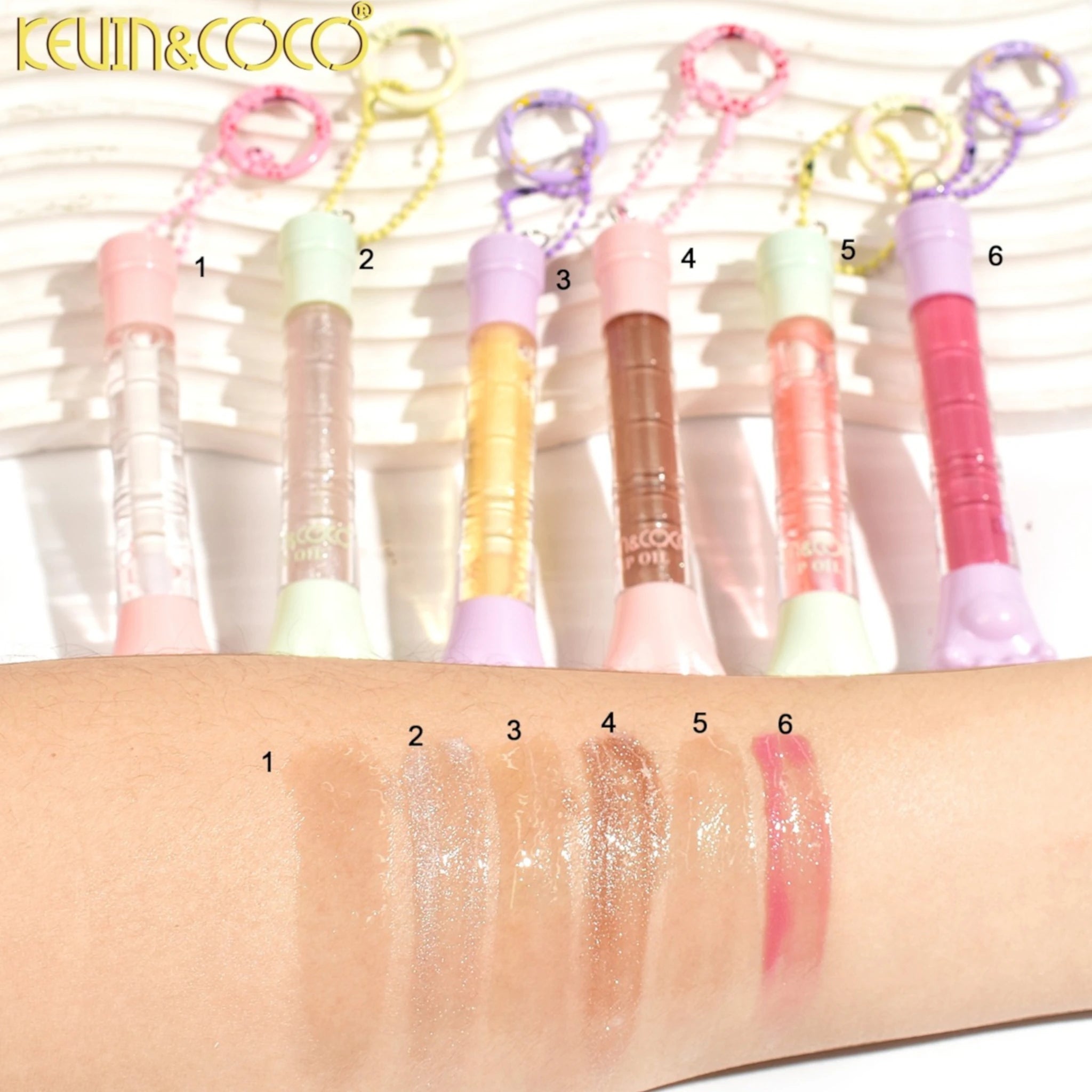 (24-pack) Kevin & Coco Paw Keychain Lip Oil - Thumbnail 3