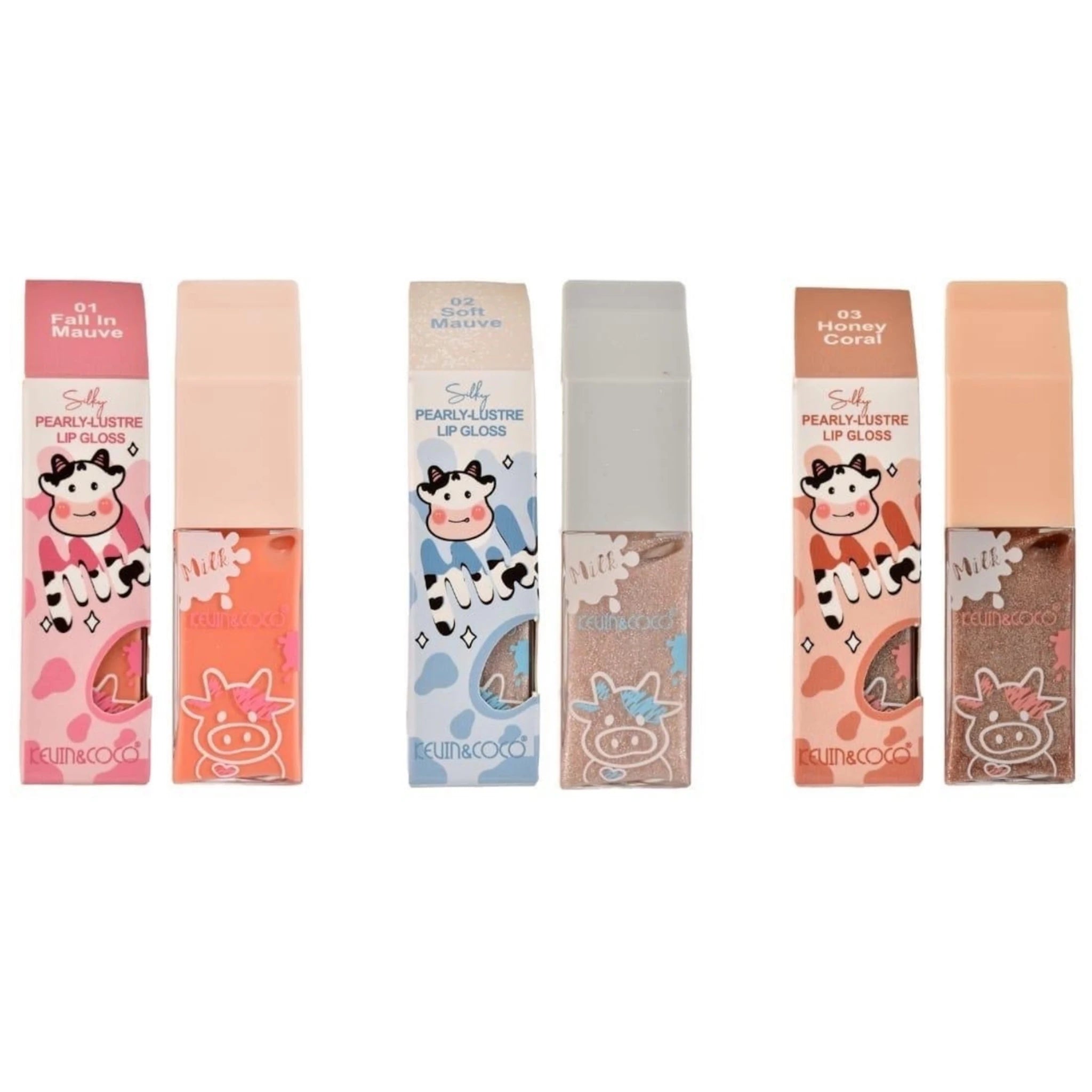 (24-pack) Kevin & Coco Pearly-Lustre Lip Gloss 1-3 - Thumbnail 2