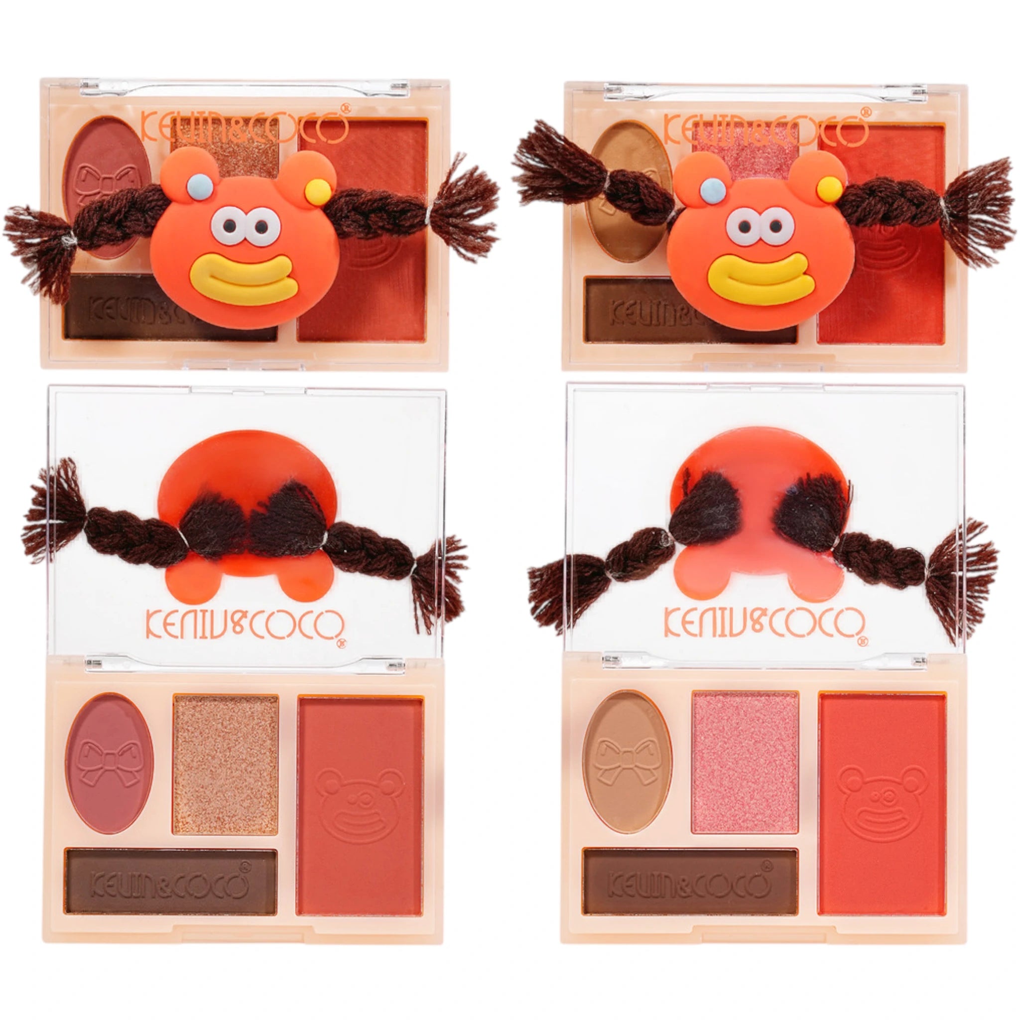 (12-pack) Kevin & Coco Rainbow Twisty Brai Orange - Thumbnail 2