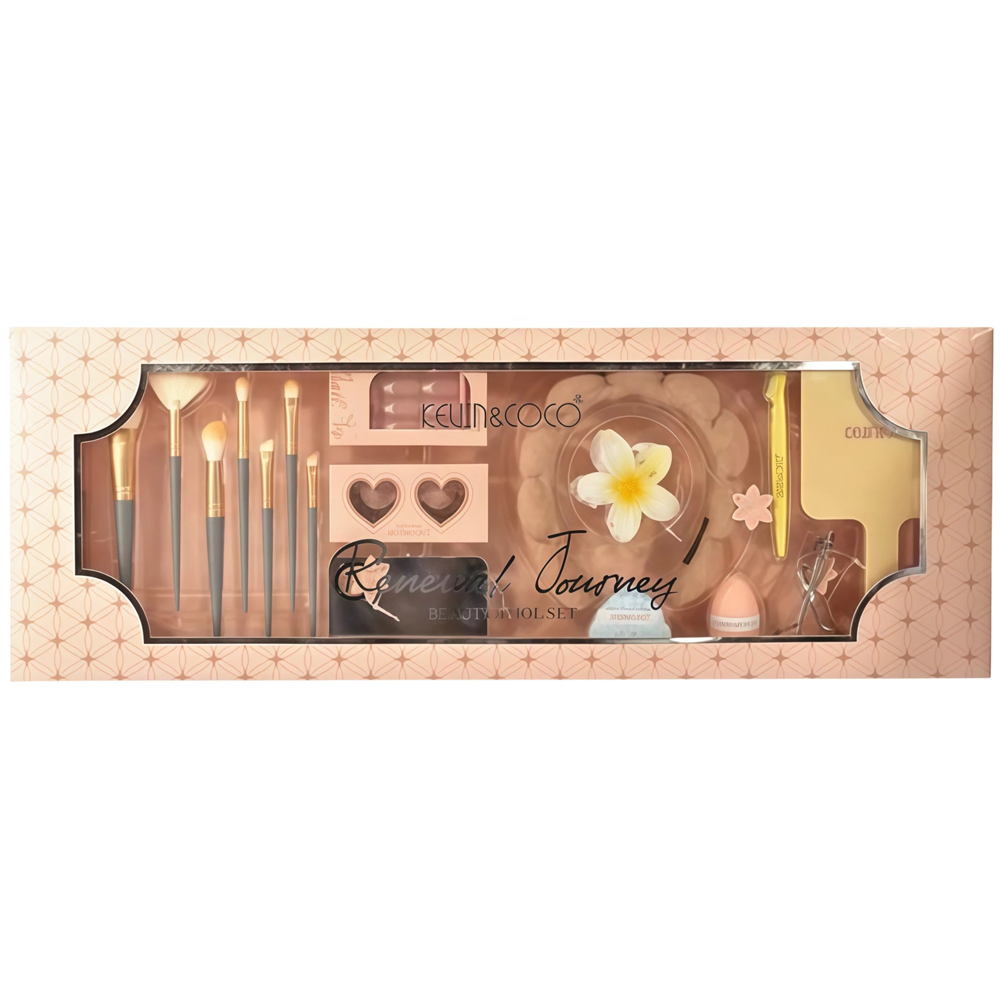 (2-pack) KEVIN & COCO - Perfect Canvas Makeup Tool Kit (19 PC SET) - Thumbnail 3