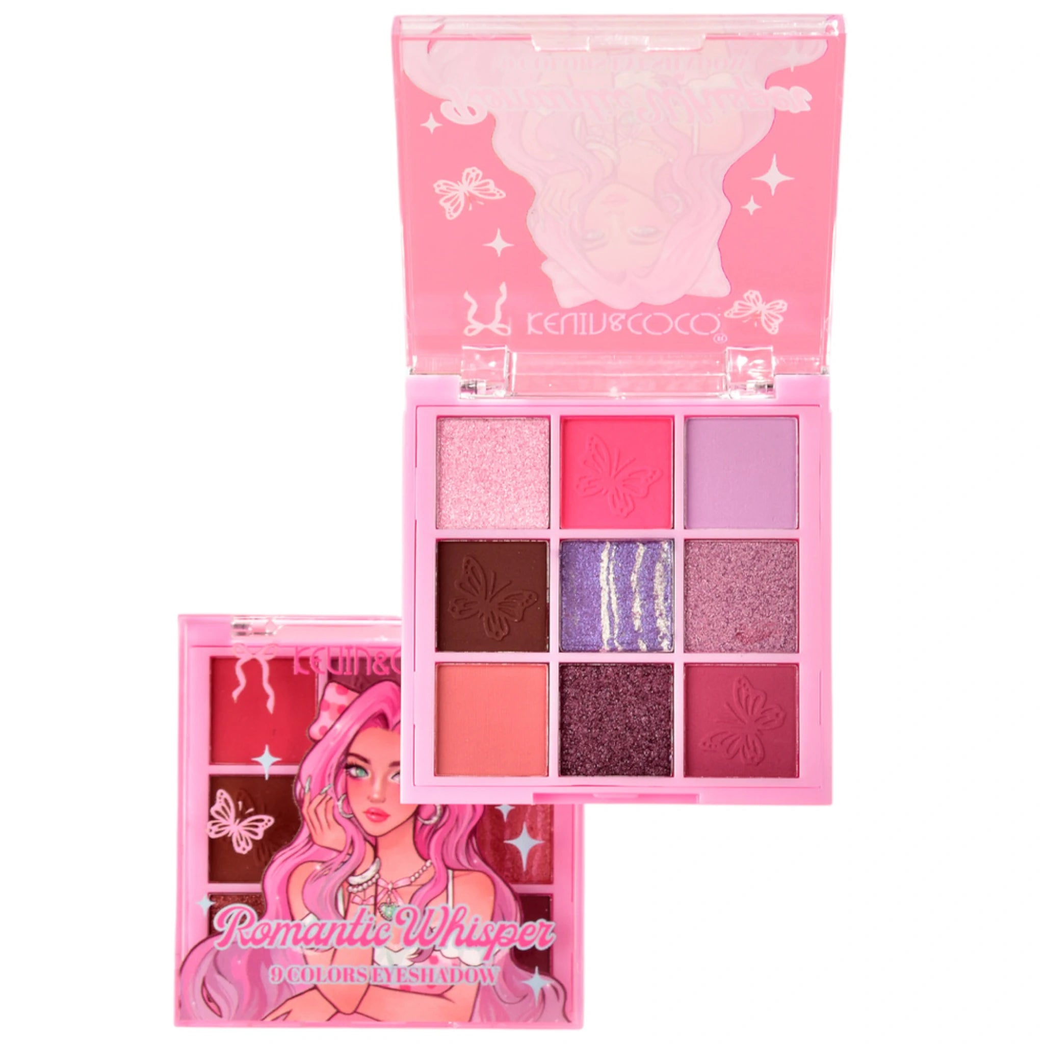 (12-pack) Kevin & Coco Romantic Whisper 9 Colors Eyeshadow - Thumbnail 3