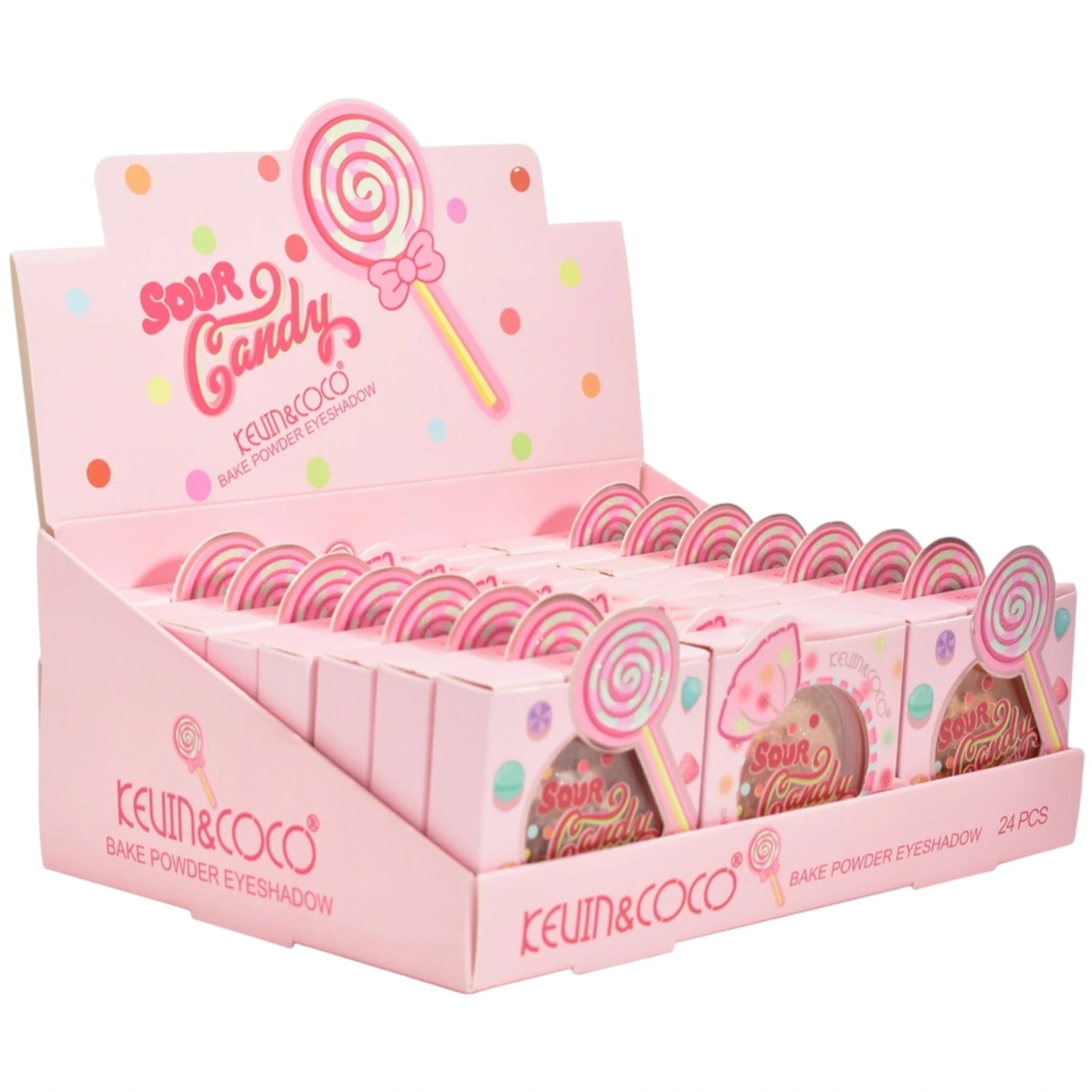 (24-pack) Kevin & Coco Sour Candy Bake Powder Eyeshadow