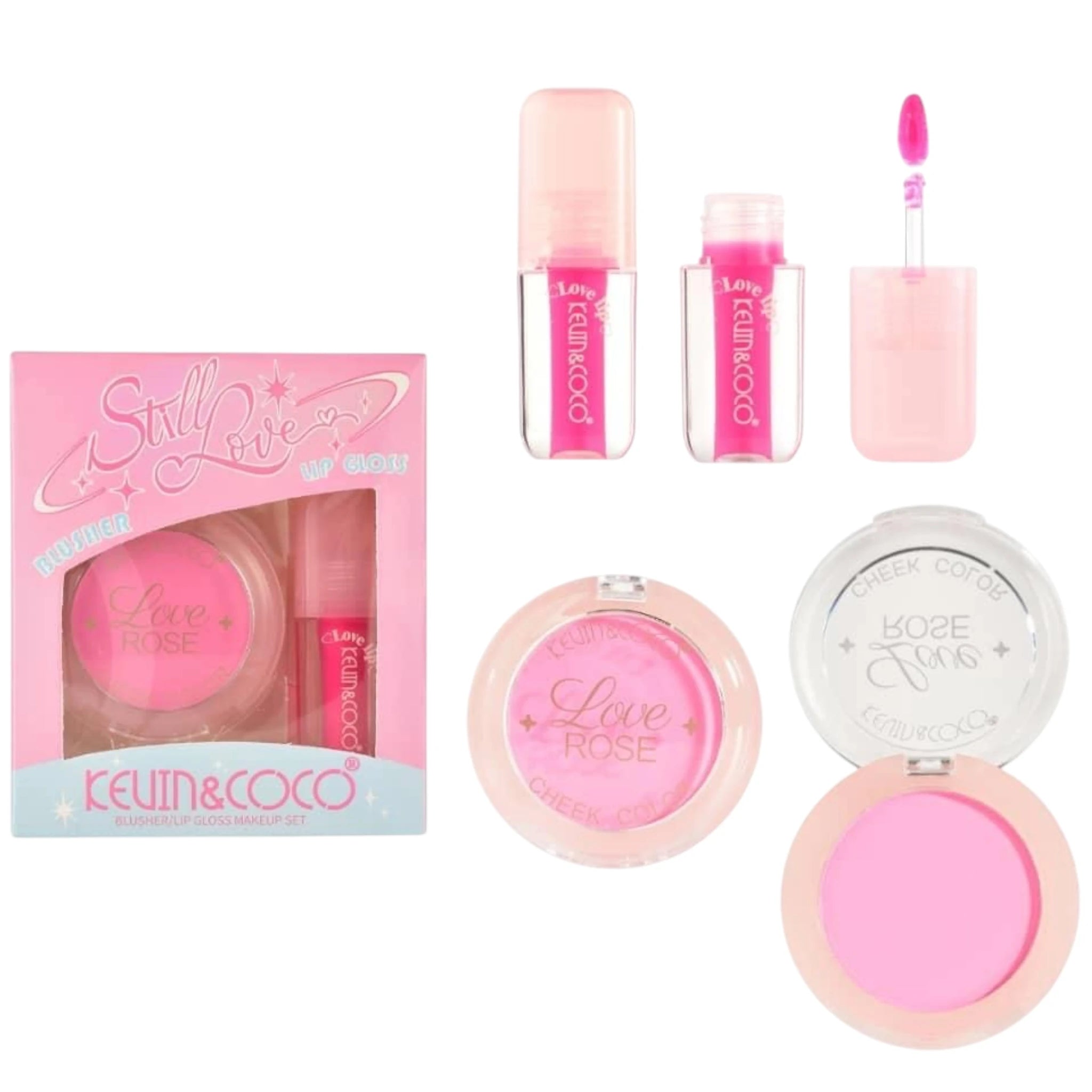 (12-pack) Kevin & Coco Still Love Blusher - Lip Gloss Makeup (Set) - Thumbnail 2