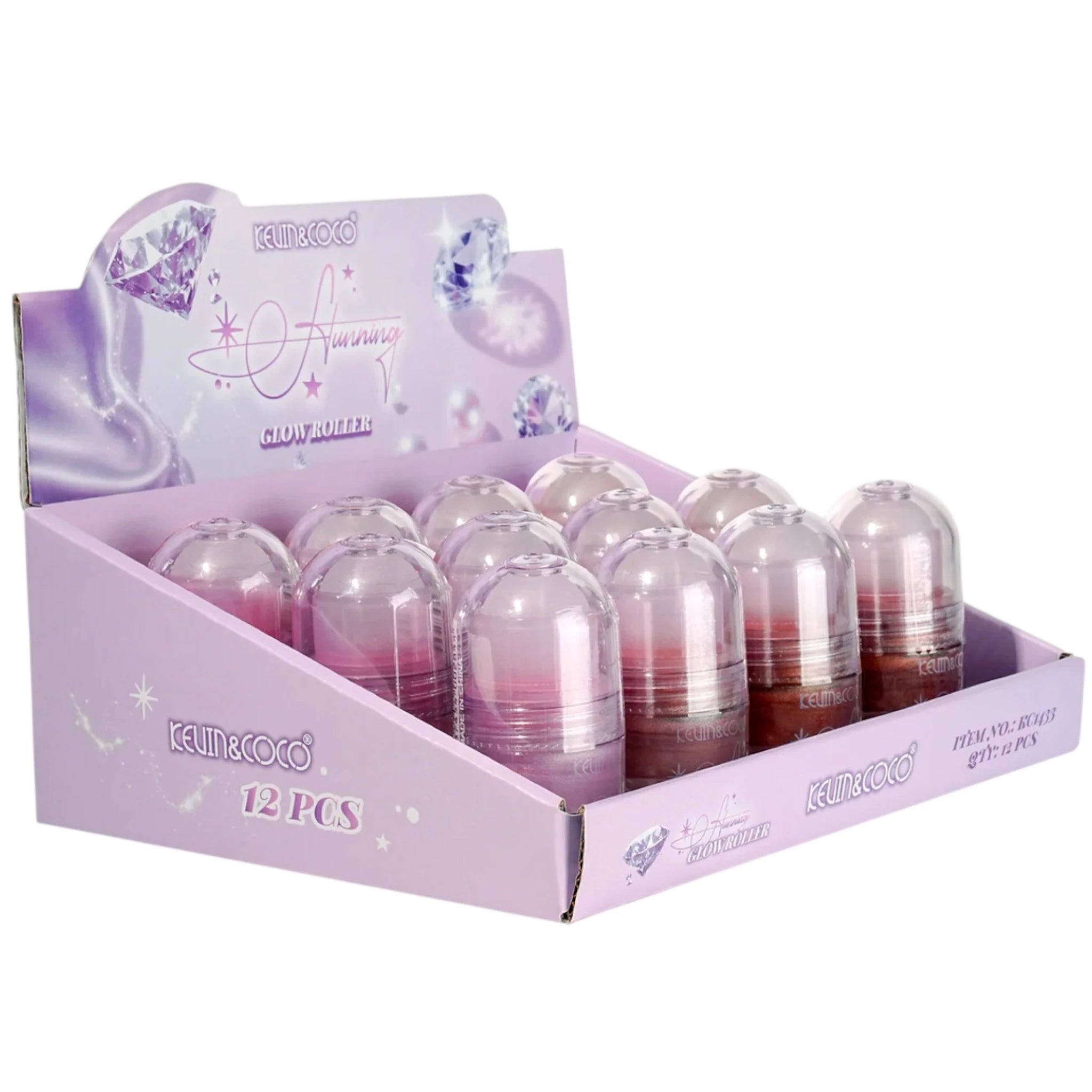 (12-pack) Kevin & Coco Stunning Glow Roller - Image 1