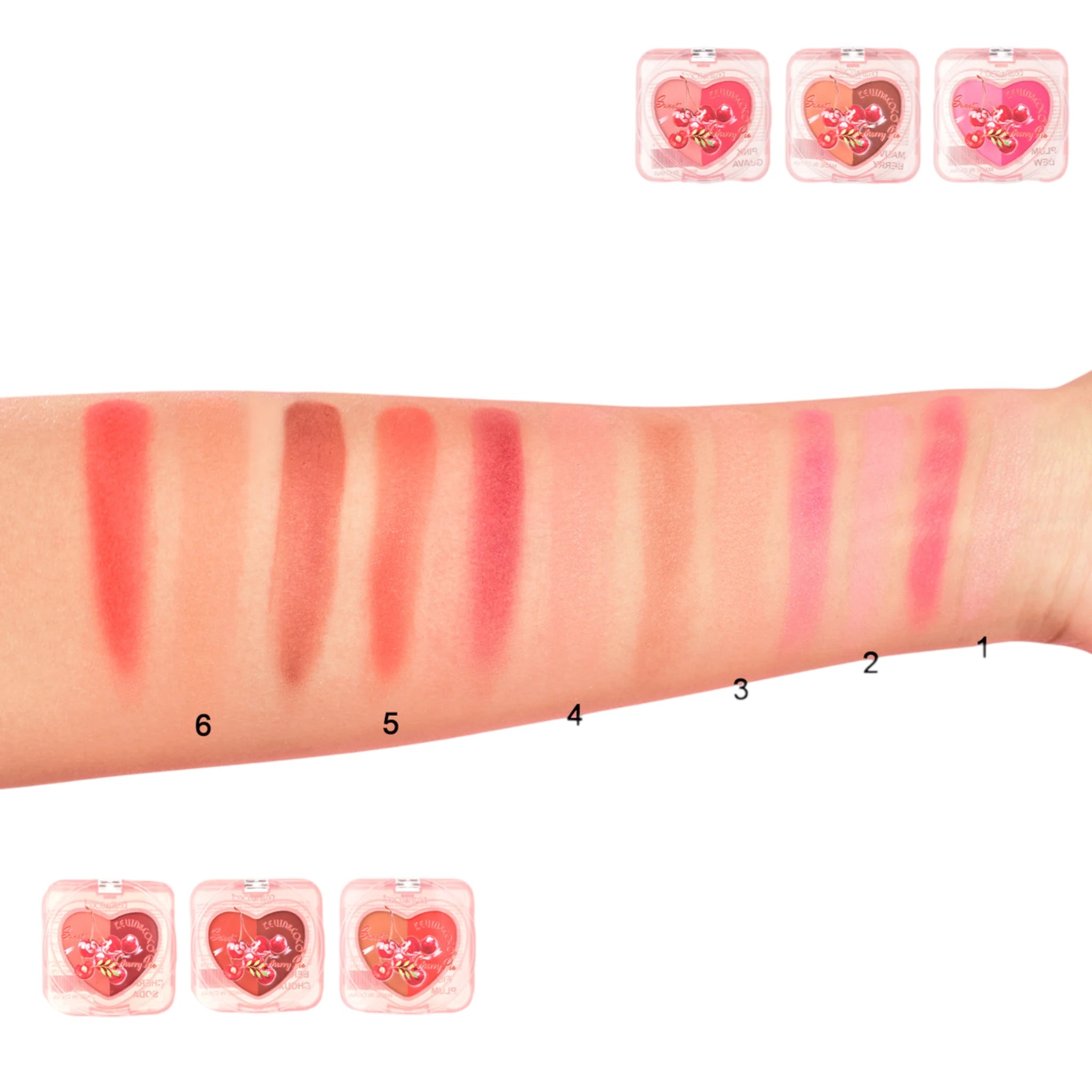 (24-pack) Kevin & Coco Sweet Cherry Pie Blusher - Thumbnail 3