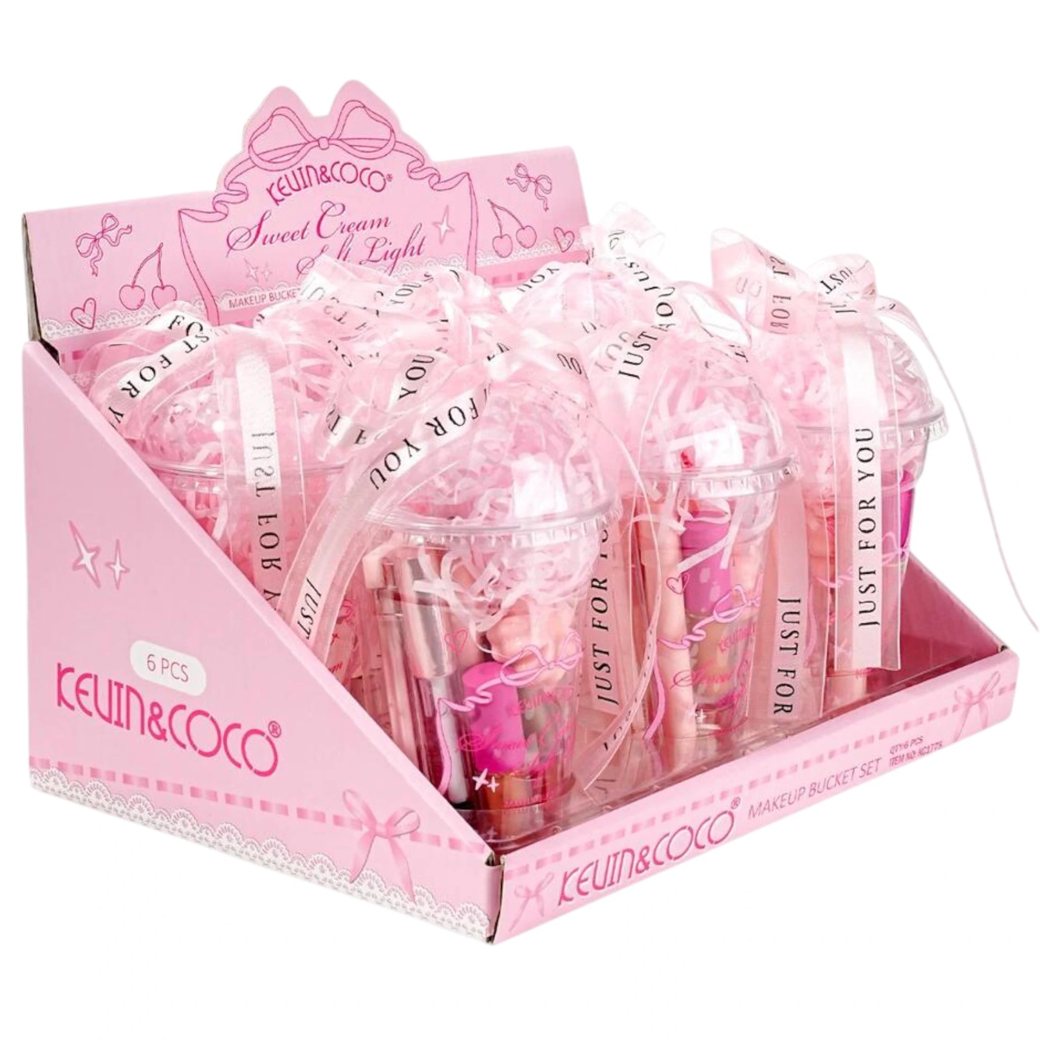 (6-pack) Kevin & Coco Sweet Cream Soft Light Makeup (Set) - Thumbnail 3
