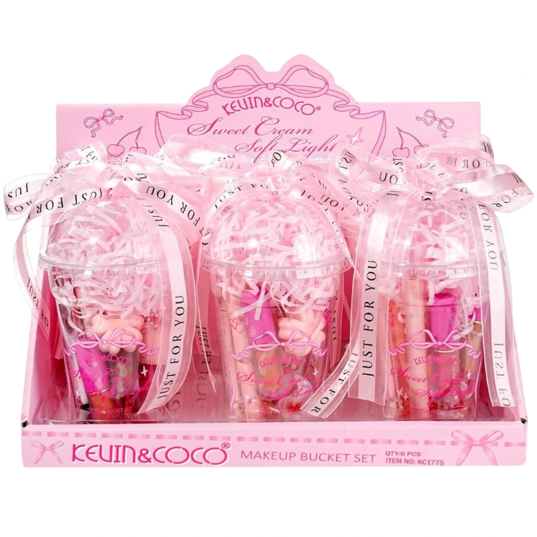 (6-pack) Kevin & Coco Sweet Cream Soft Light Makeup (Set)