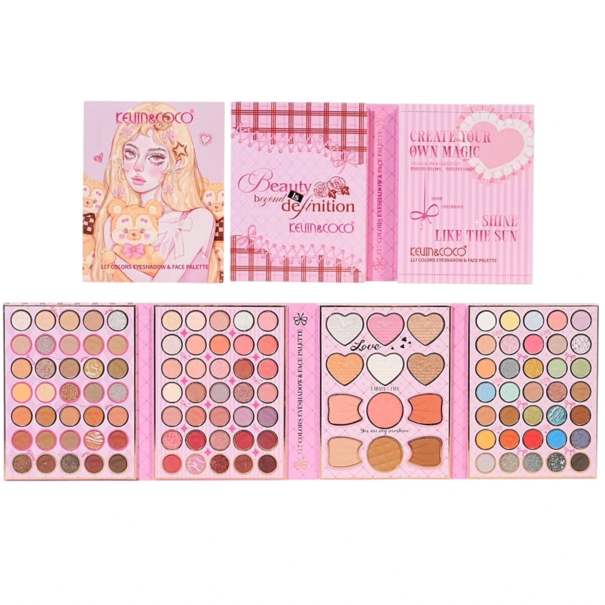 (12-pack) Kevin & Coco Teddy Bear Girl Eyeshadow