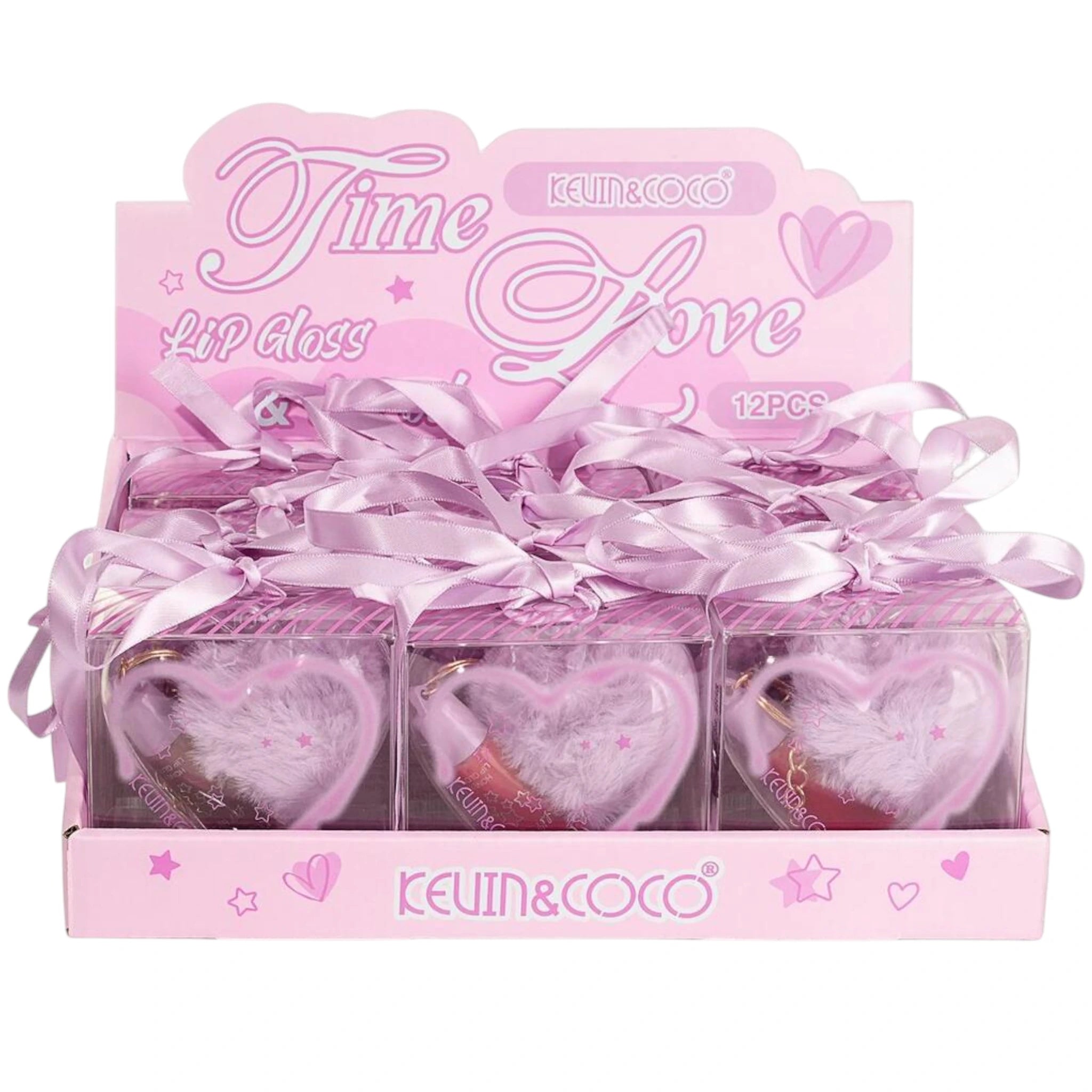 (12-pack) Kevin & Coco Time Love - Lip Gloss & Lip Oil