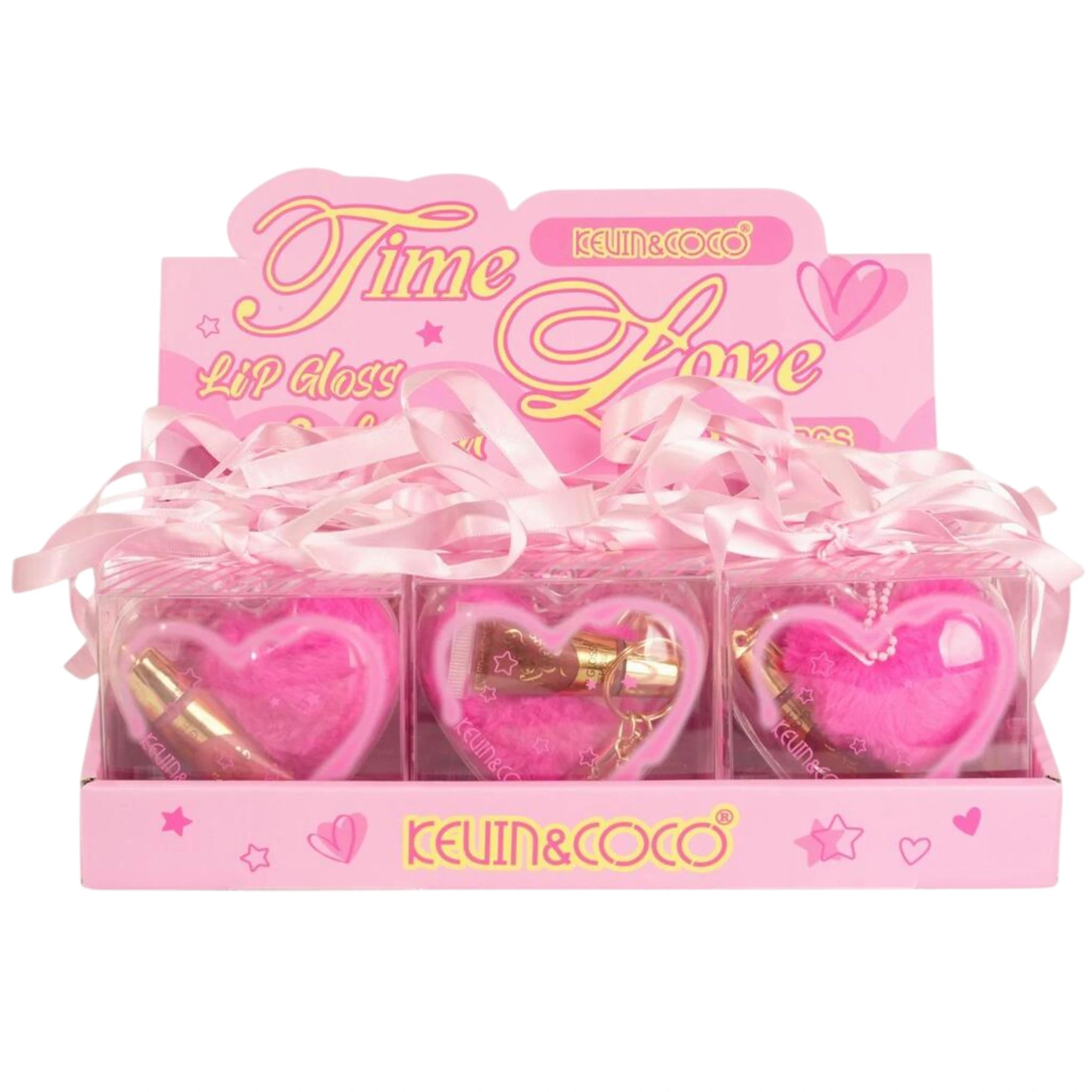 (12-pack) Kevin & Coco Time Love Lip Gloss & Lip Oil