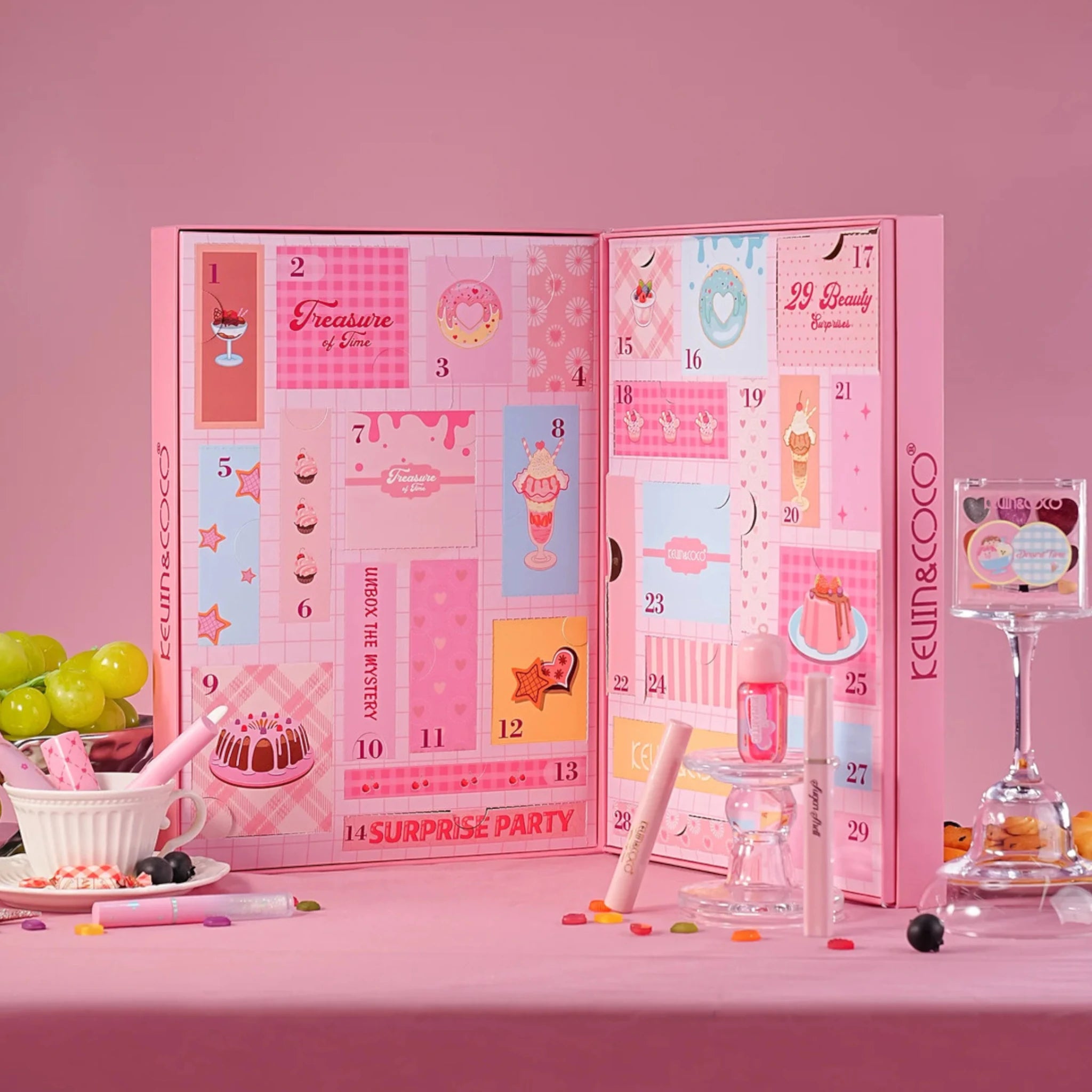 (1) Kevin & Coco Treassure Of Time - Beauty Advent Calendar Box - Thumbnail 3