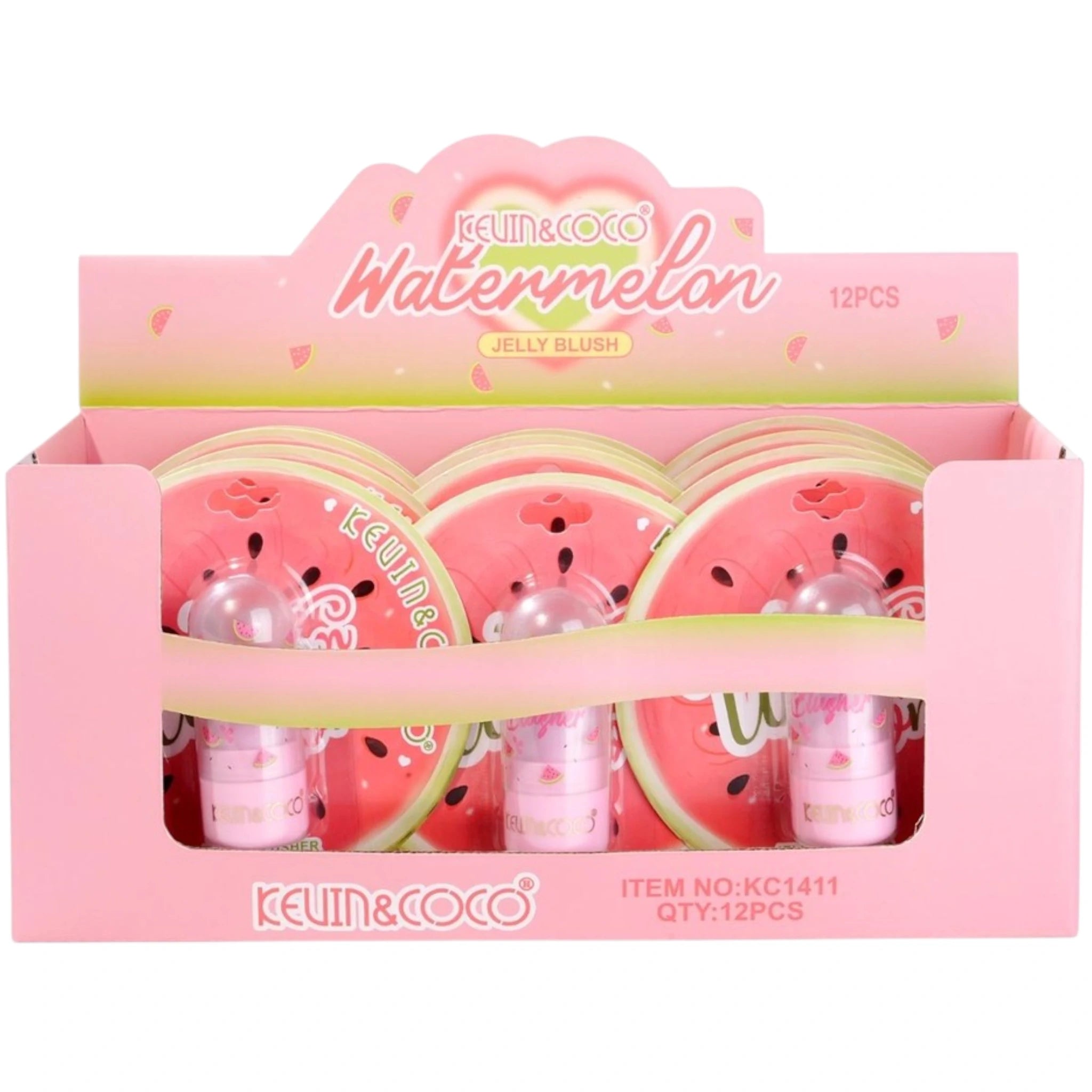 (12-pack) Kevin & Coco Watermelon Jelly Blush - Image 1