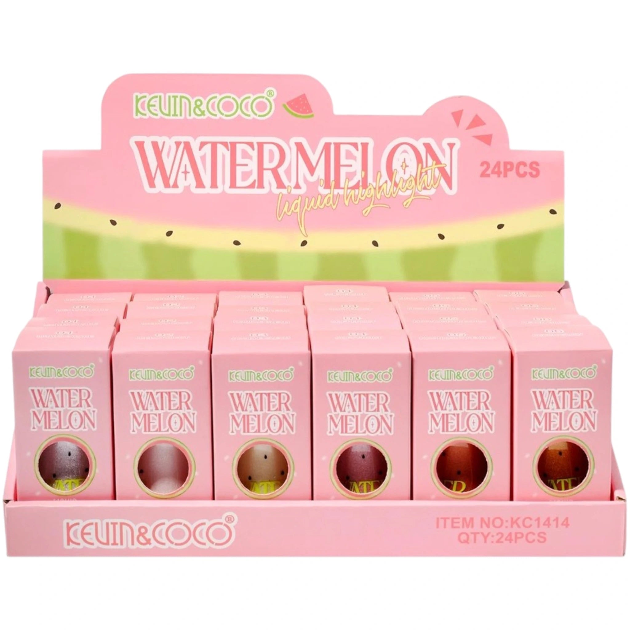 (24-pack) Kevin & Coco Watermelon Liquid Highlight - Image 1