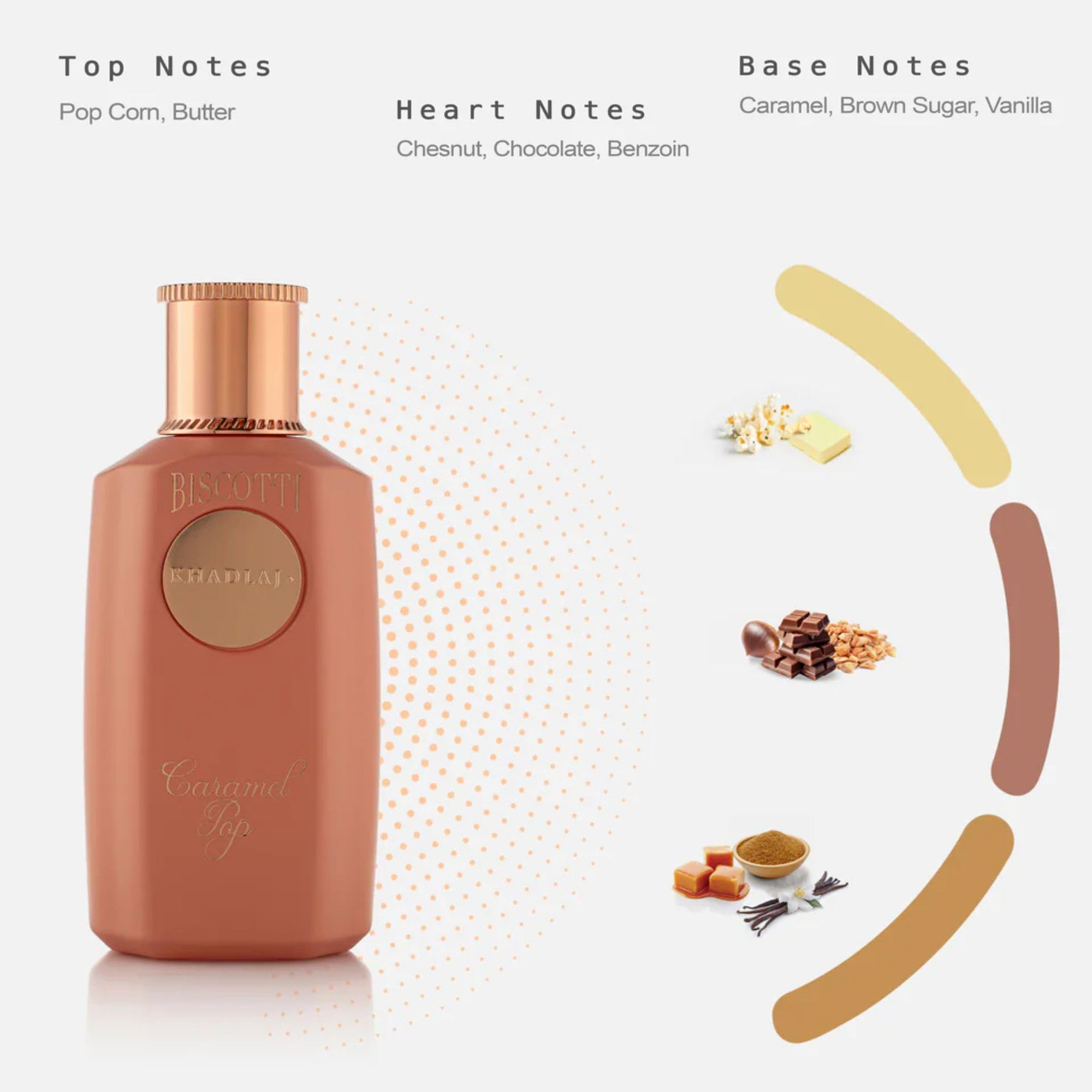 Khadlaj Biscotti Caramel Pop EDP 100 ml (3.4 oz) - Thumbnail 2