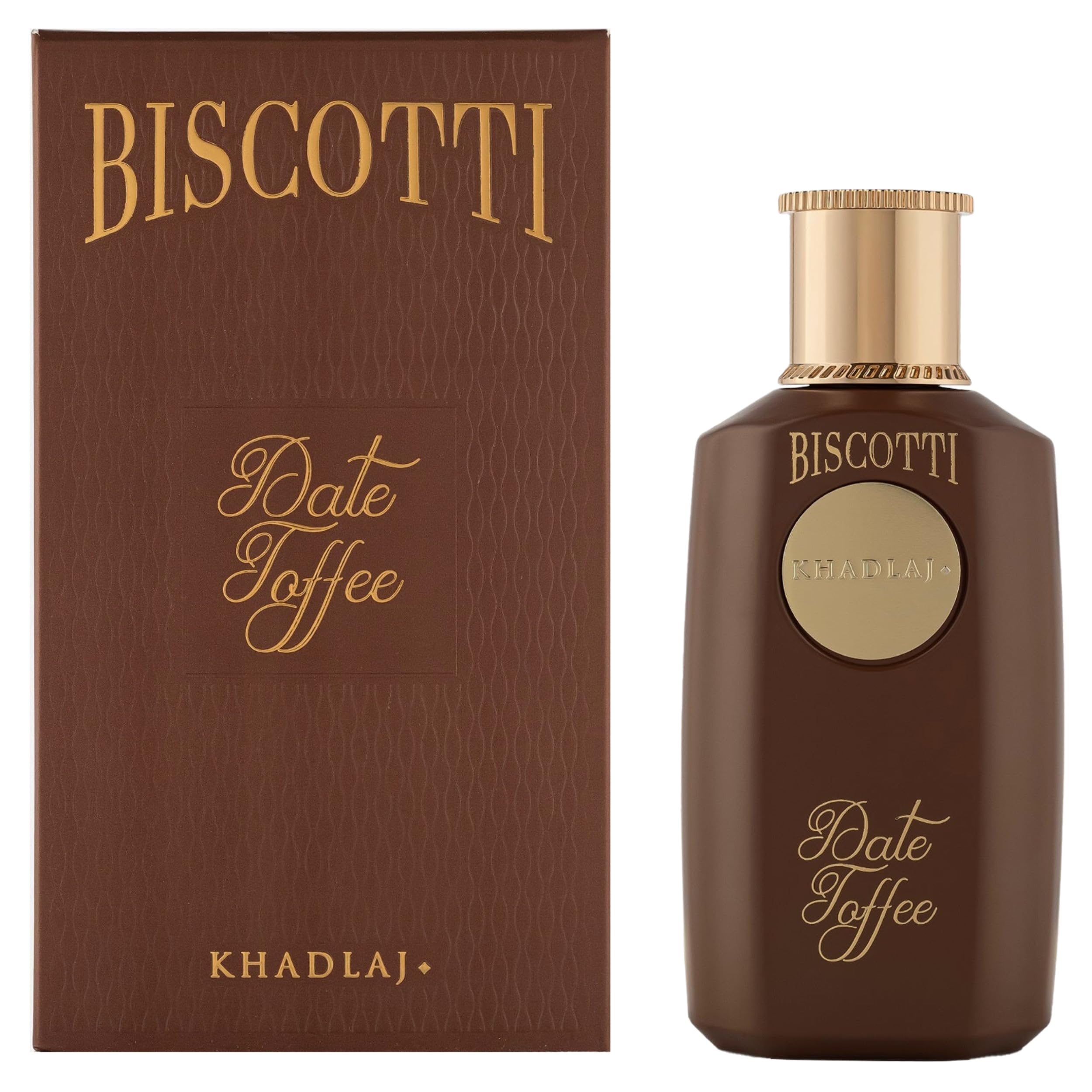 Khadlaj Biscotti Date Toffee Sweet Gourmand Coffee Amber Extrait de Parfum Long - Thumbnail 2