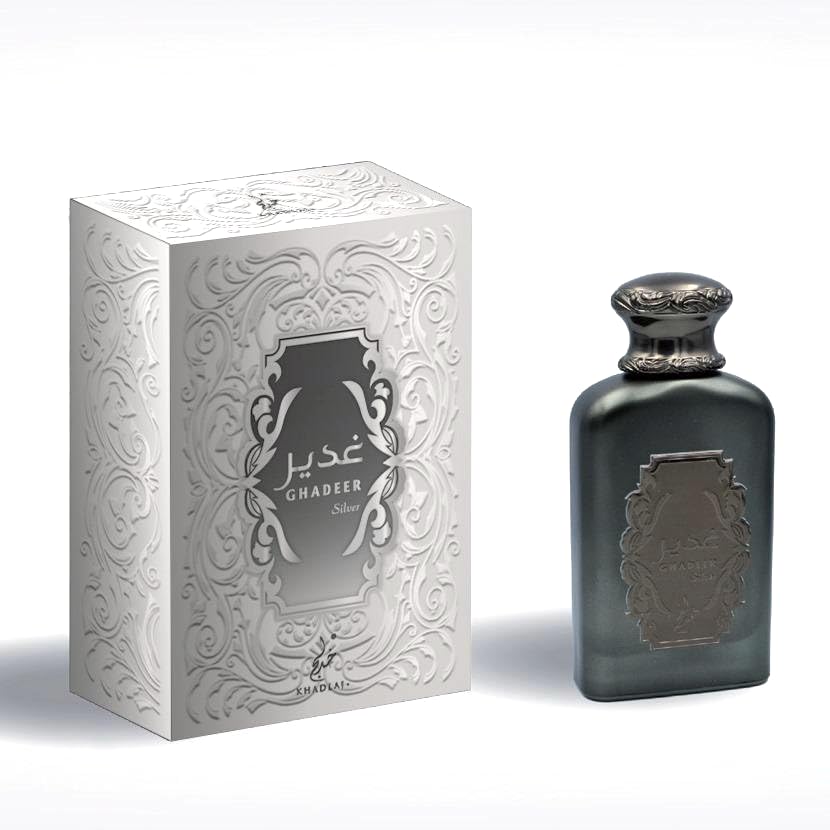 Khadlaj Ghadeer Silver for Unisex Unisex EDP 3.4 oz - Thumbnail 2