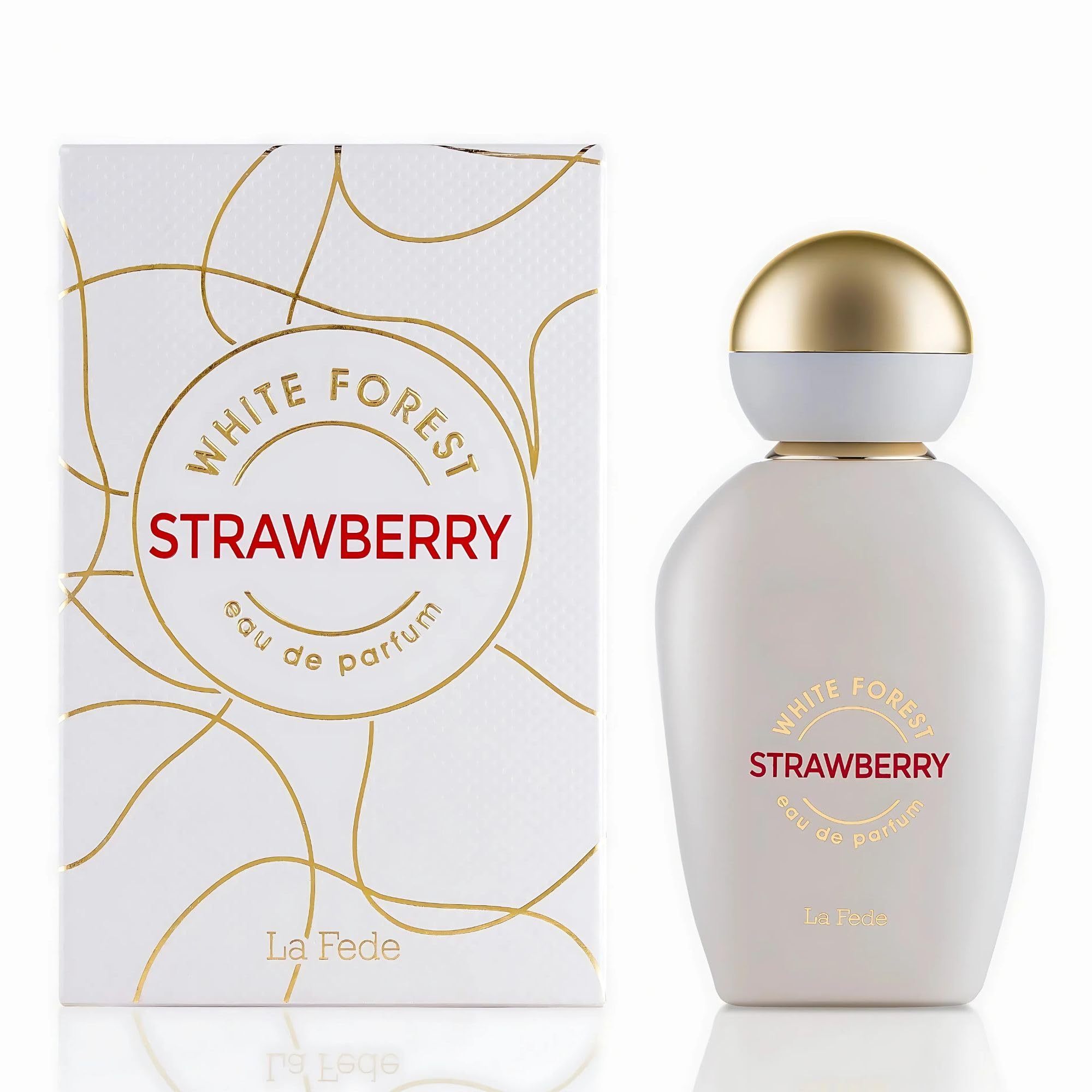 Khadlaj la Fede White Forest Strawberry For Women EDP 3.4 oz