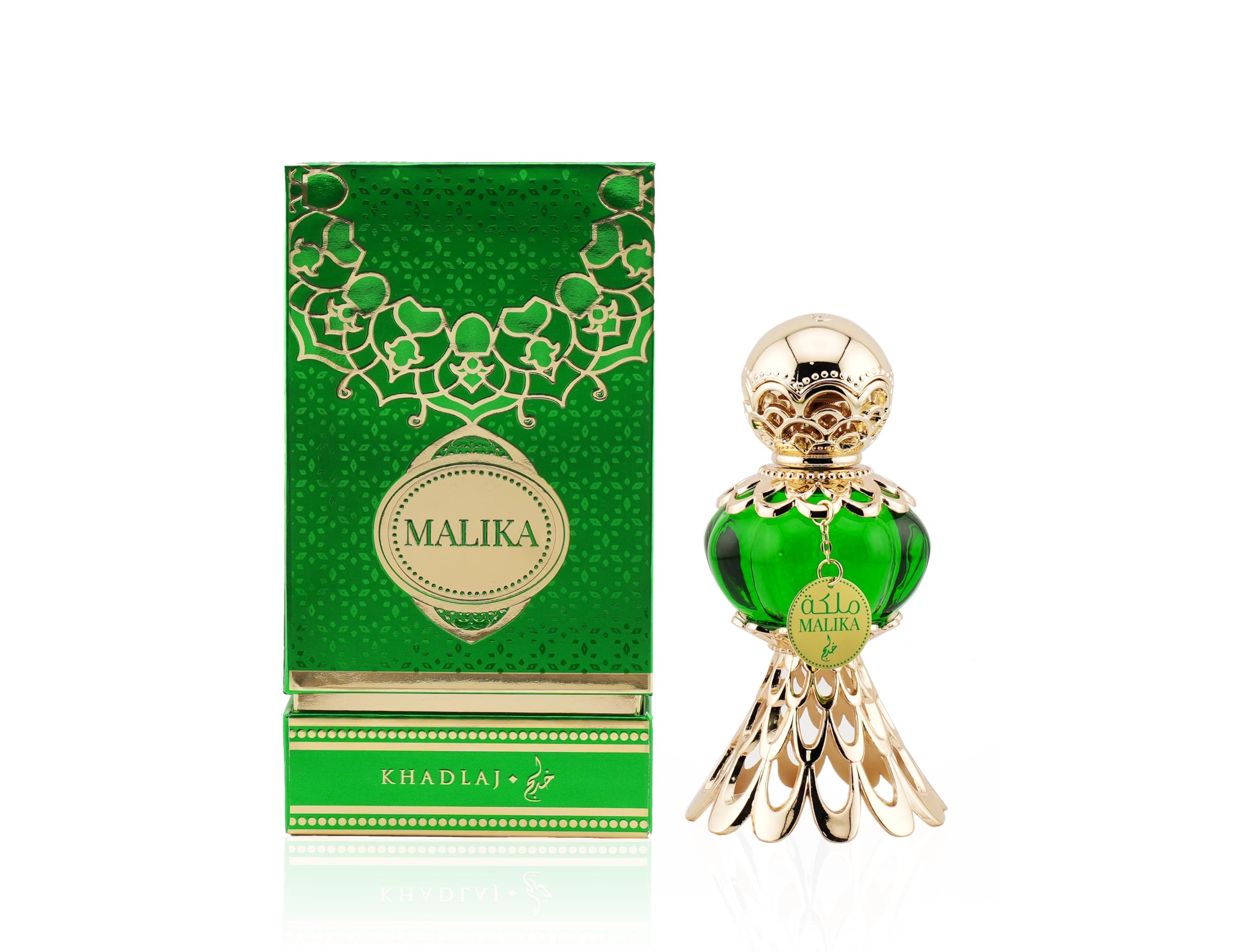 Khadlaj Perfumes Malika Green Concentrated Oil / For Women 20 ml (0.7 oz)