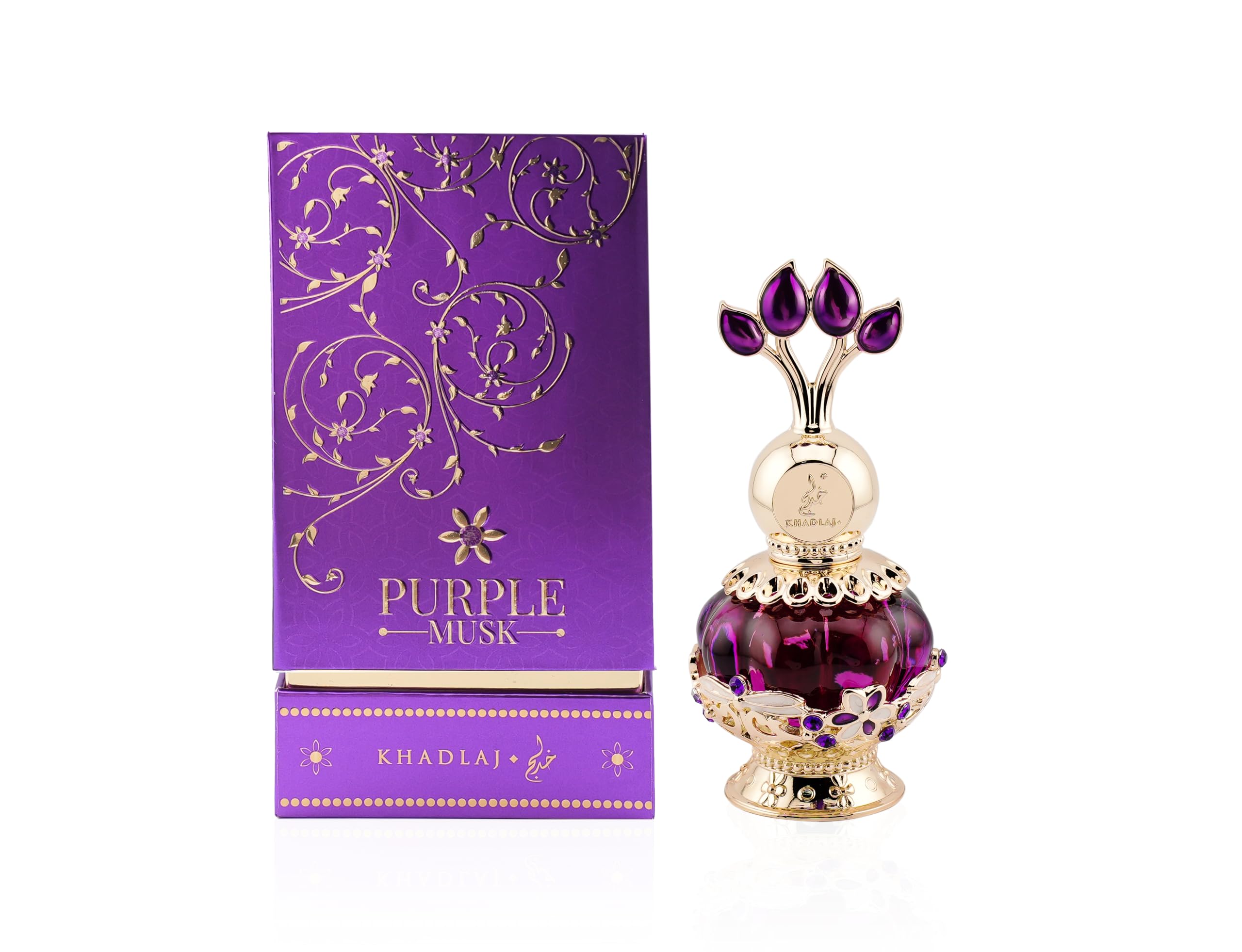 Khadlaj Purple Musk Concentrated Oil / For Women 20 ml (0.7 oz)