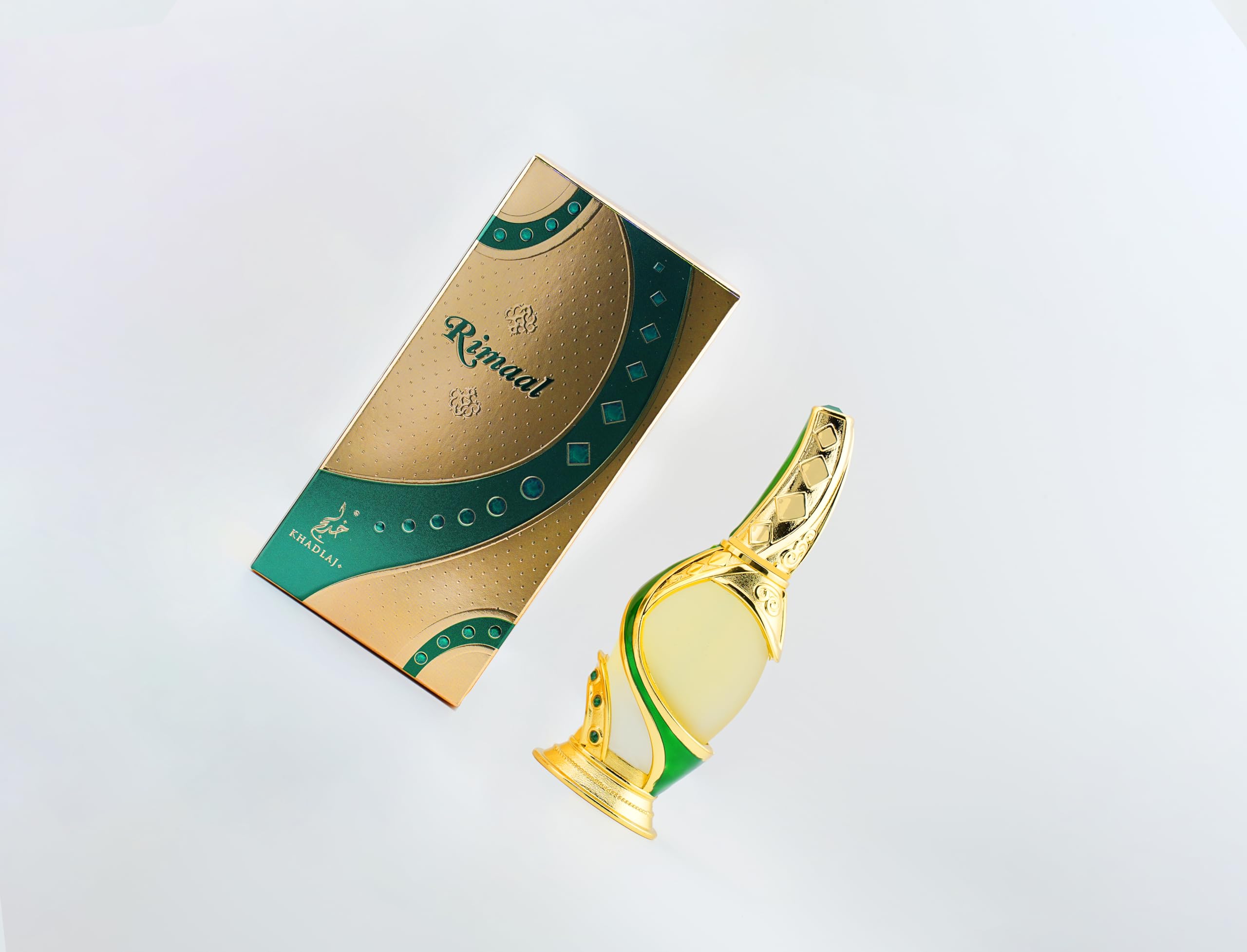 Khadlaj Rimaal Green Concentrated Oil for Unisex Unisex 0.5 oz - Thumbnail 3