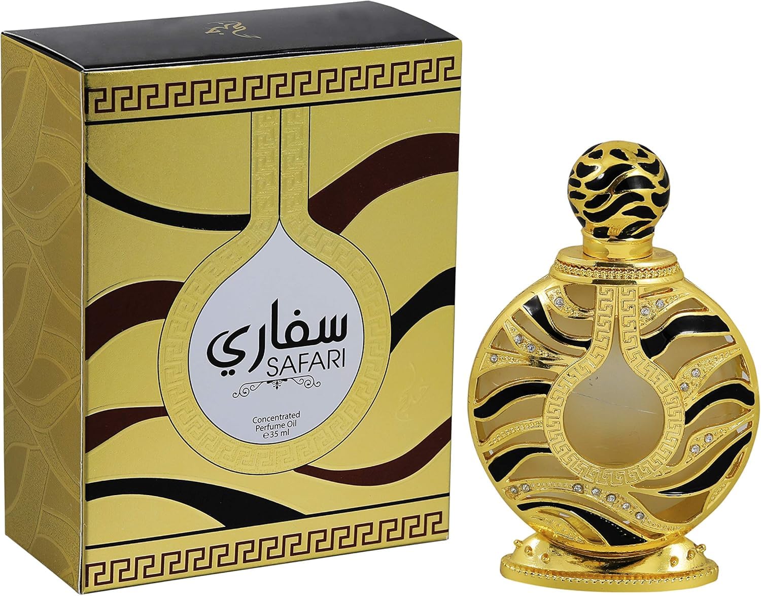 Khadlaj Safari Gold Concentrated Oil Unisex 0.67 oz - Thumbnail 2
