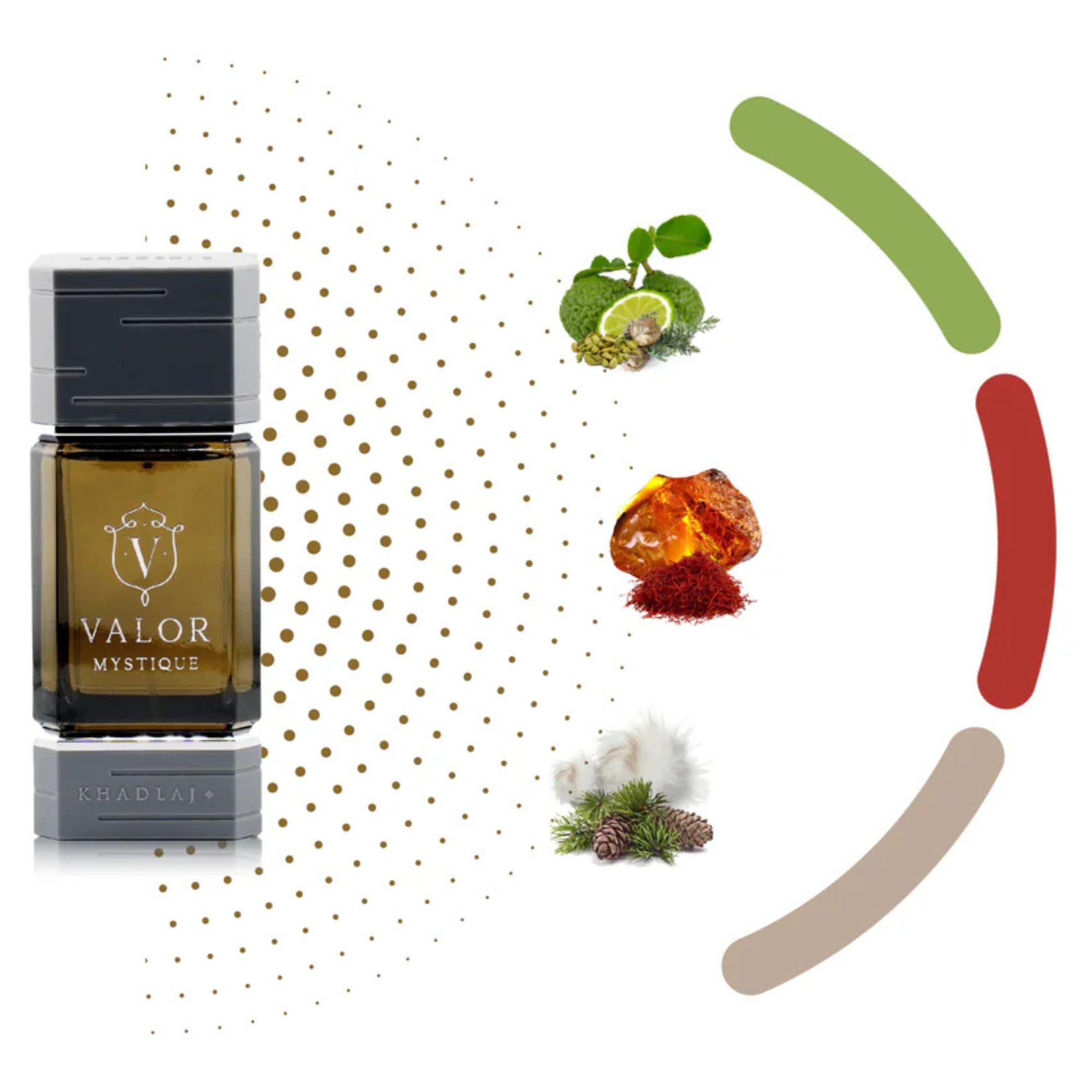 Khadlaj Valor Mystique For Men EDP 3.4 oz - Thumbnail 2