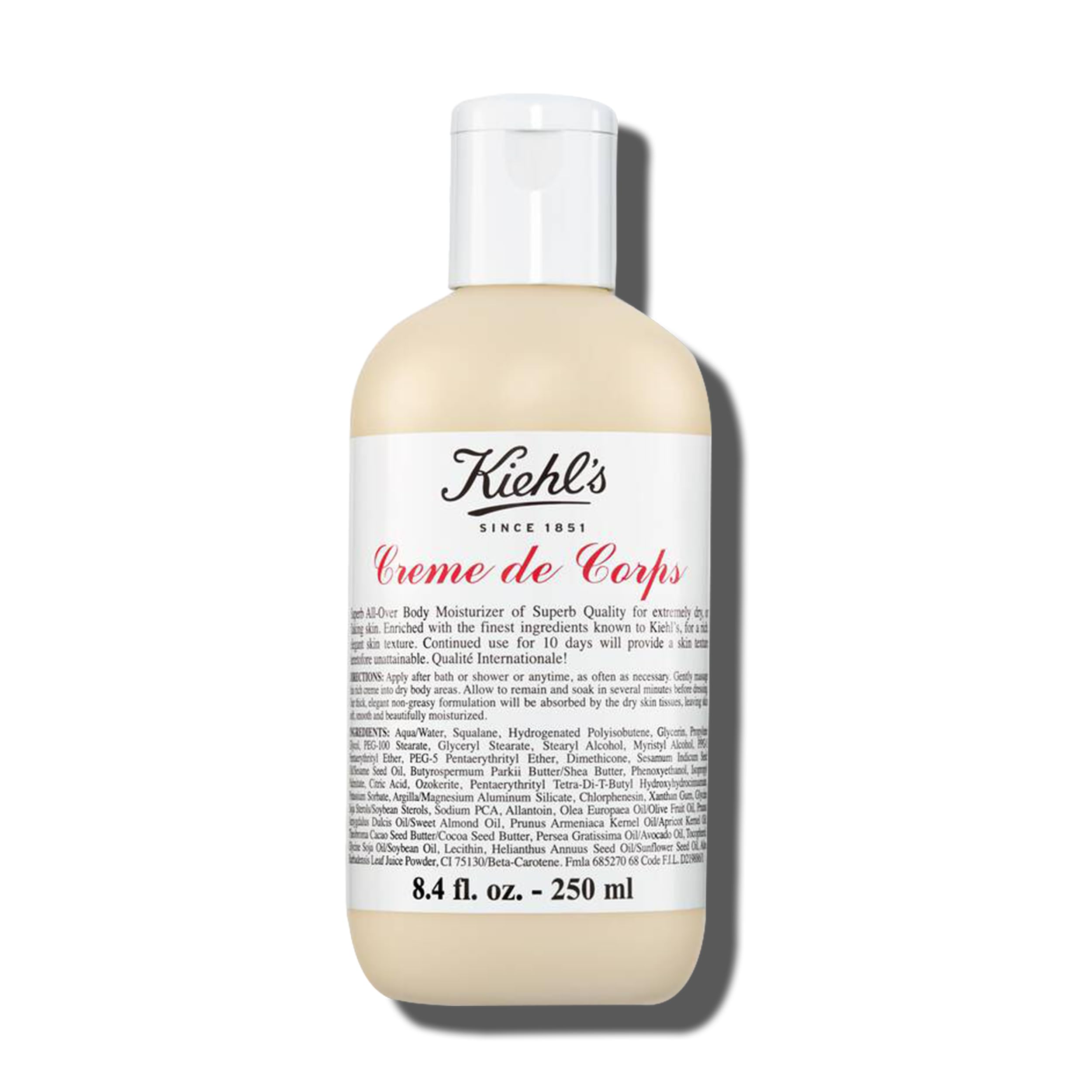 Kiehl's Creme de Corps Rich Luscious Body Lotion With Cocoa Butter and Shea