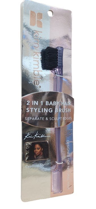 Kim Kimble 2 In 1 Baby Hair Styling Brush Edge Sculpting Separating Tool